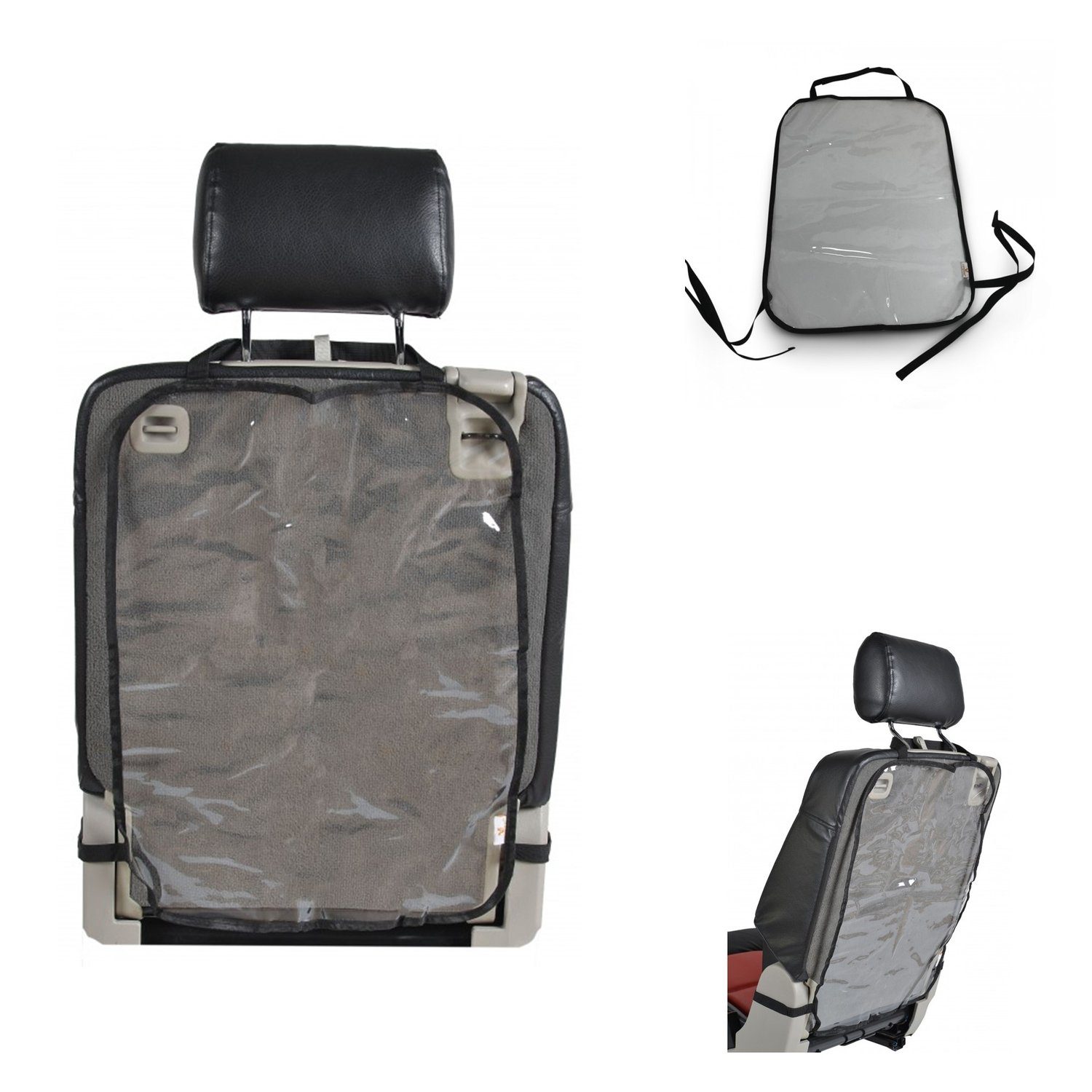 Autositzschutz Cangaroo Defender (1-tlg), Universalschutz, transparent, Auto-Rückenlehnentasche abwaschbar PVC