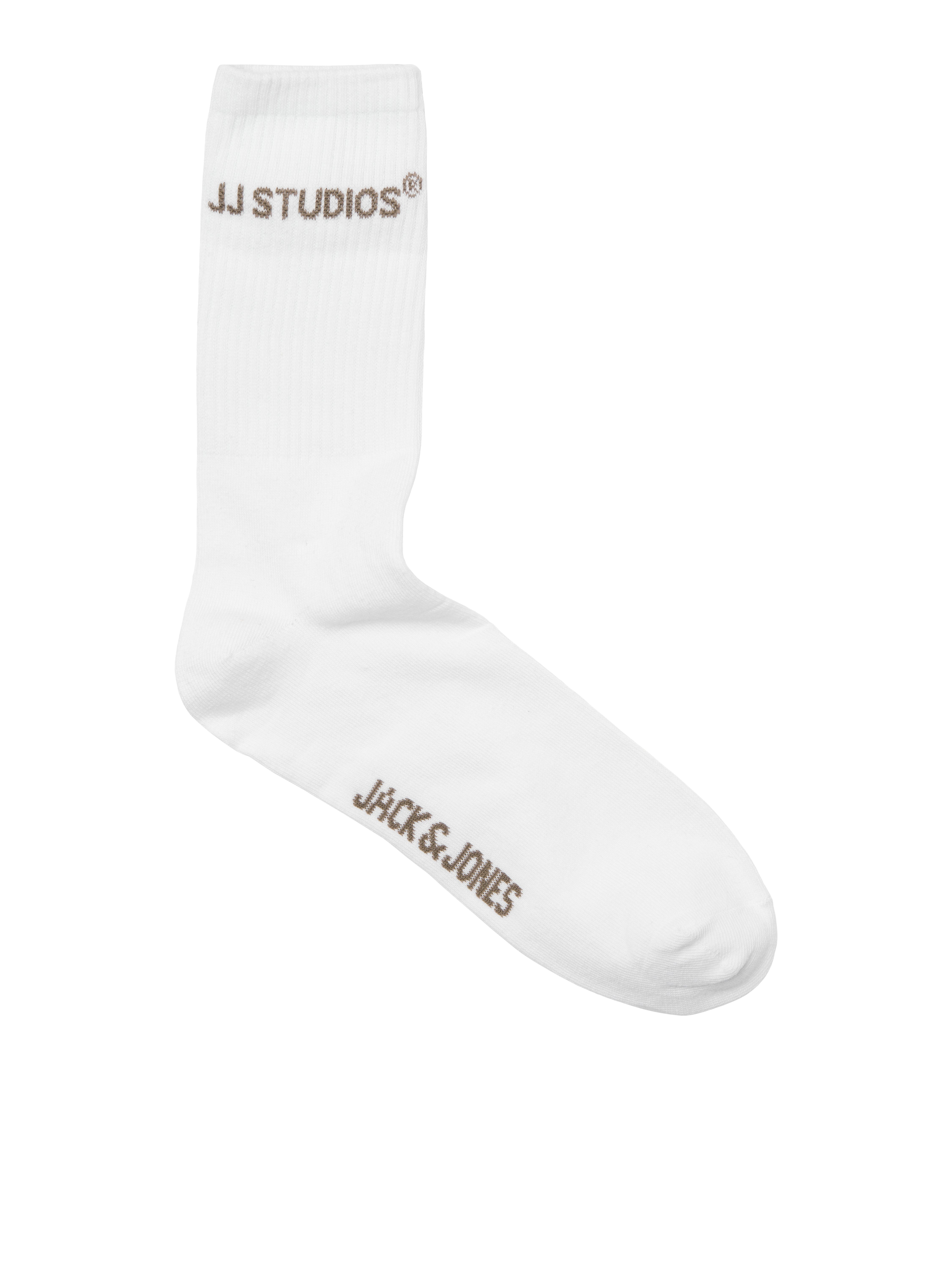 Jack & Jones Freizeitsocken JACSOHO TENNIS SOCKS 3 PACK NOOS (Packung, 3-Paar) mit Logostickerei – Bild 2 von 5
