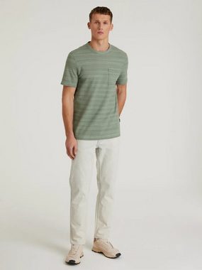 CHASIN' T-Shirt - gestreiftes Basic T-Shirt - regular fit - MORROW