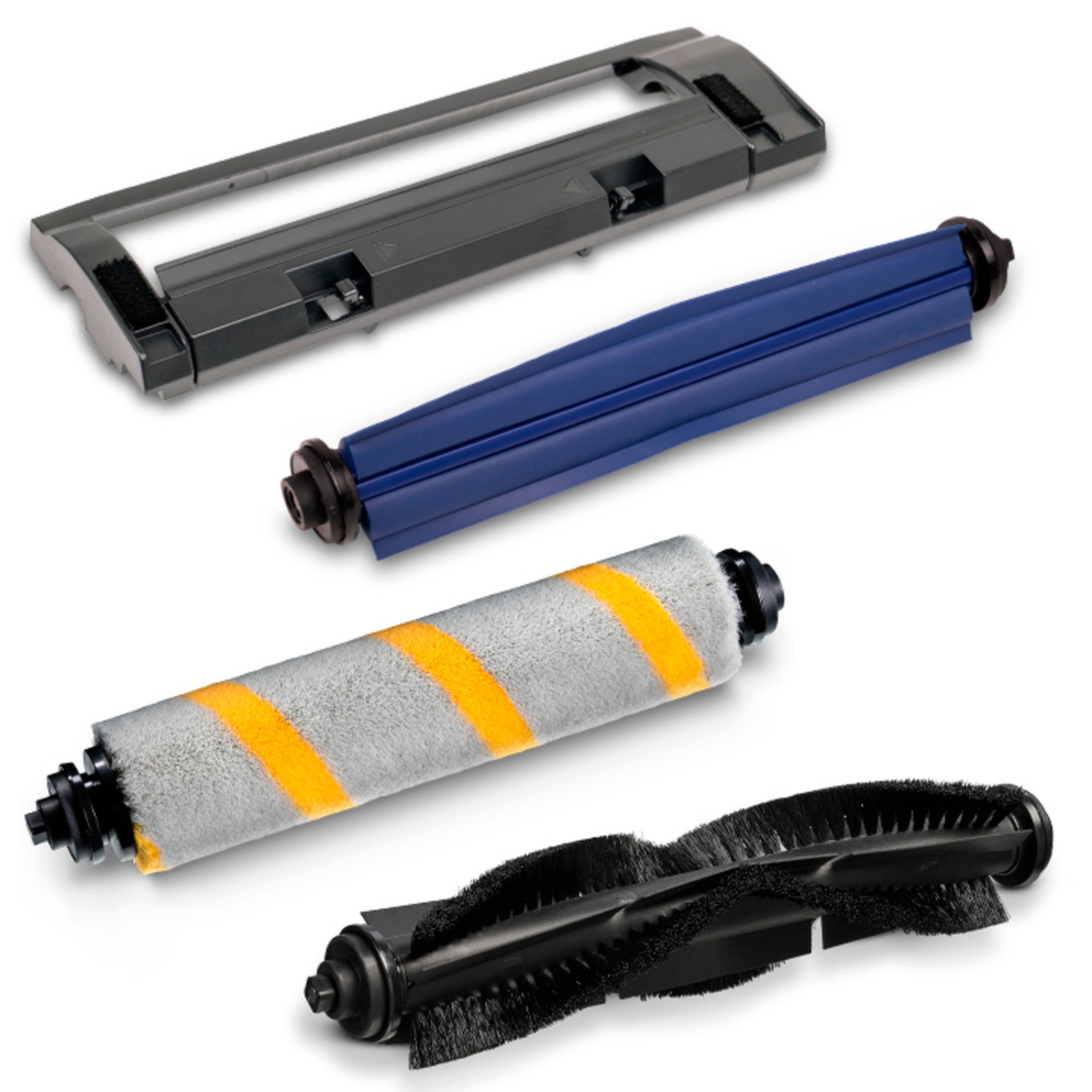 Medion® Saugroboter Zubehör-Set Zubehör Ersatz für Saugroboter X40 SW MD20040, (Packung, 1-tlg., 1x Silikonbürste, 1x Mittelbürste)