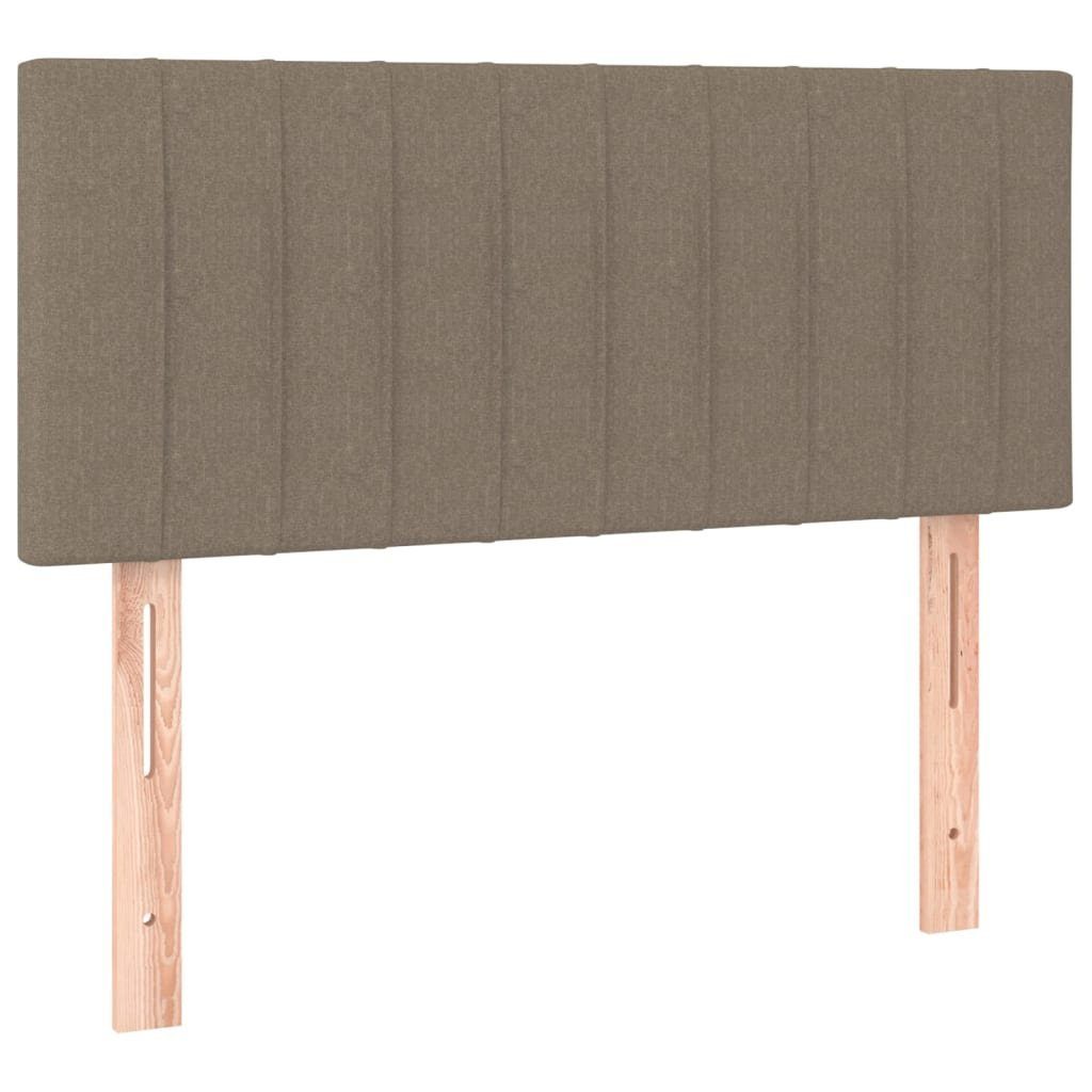 vidaXL Kopfteil Kopfteil Taupe 80x5x78/88 cm Stoff, (1 St)