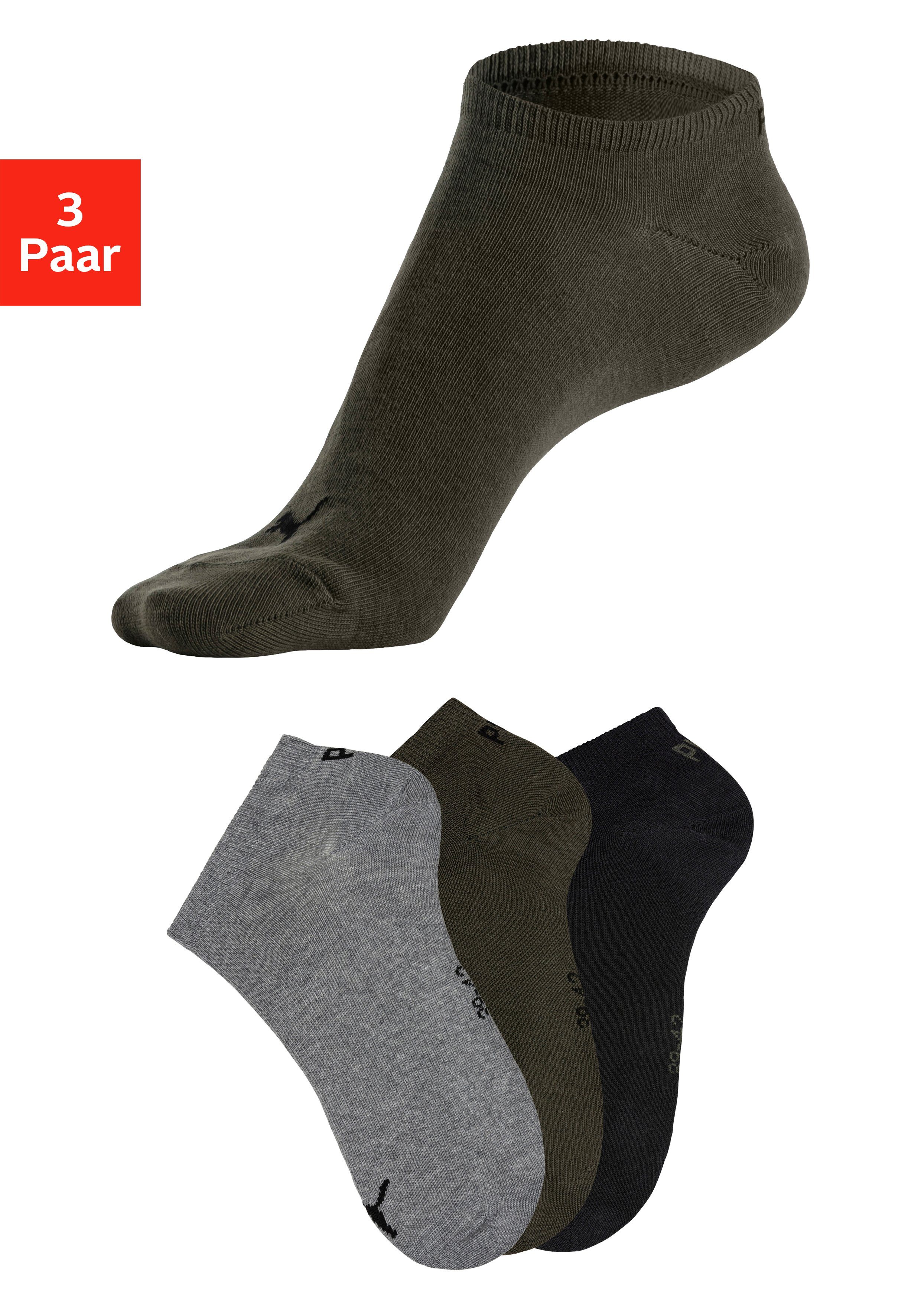 PUMA Sneakersocken (3-Paar) in klassischer Form