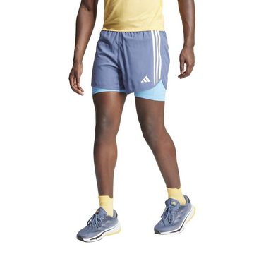 adidas Performance Laufshorts Herren Laufshorts ON THE RUN 3 STRIPES 2IN1 (1-tlg)