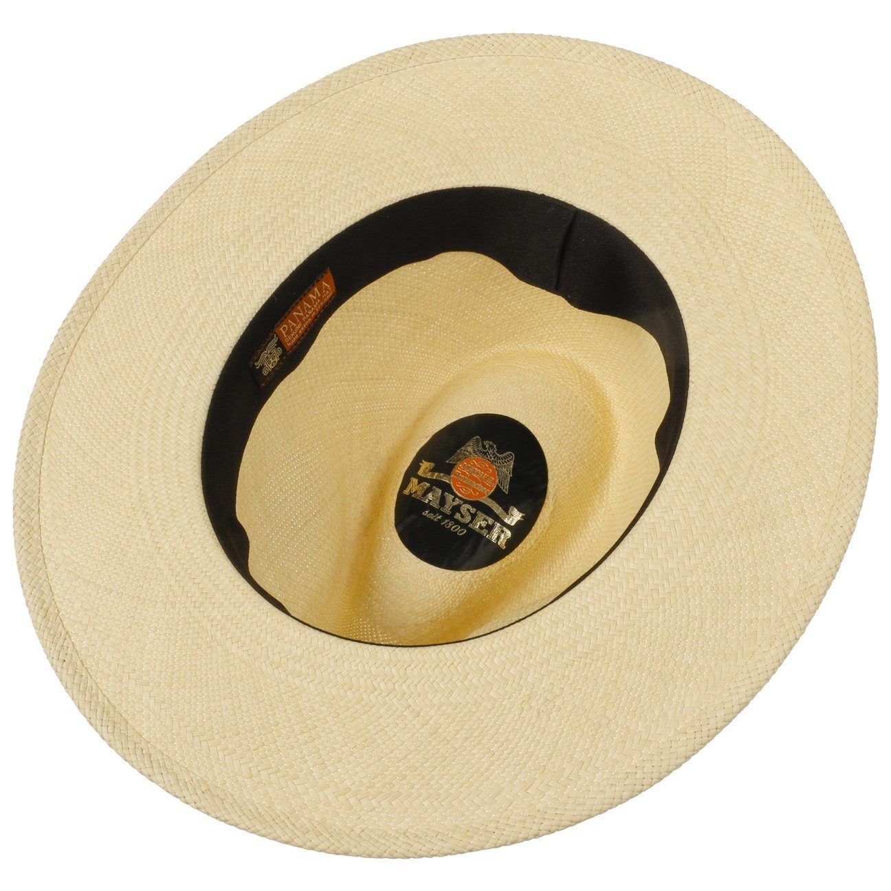 Herren Hüte Mayser Sonnenhut (1-St) Strohhut mit Ripsband, Made in Ecuador