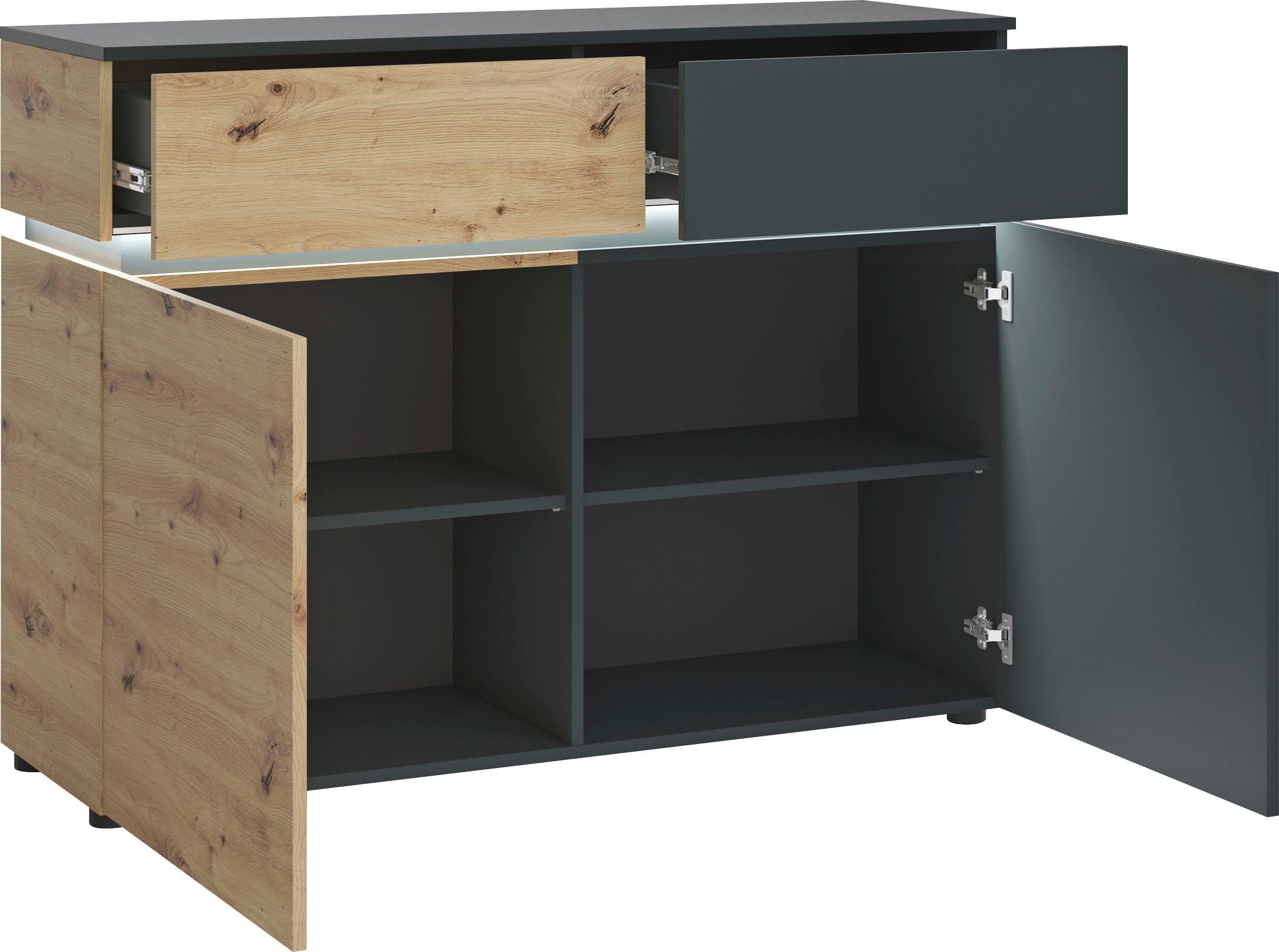Home affaire Sideboard Luci, Breite 120 cm