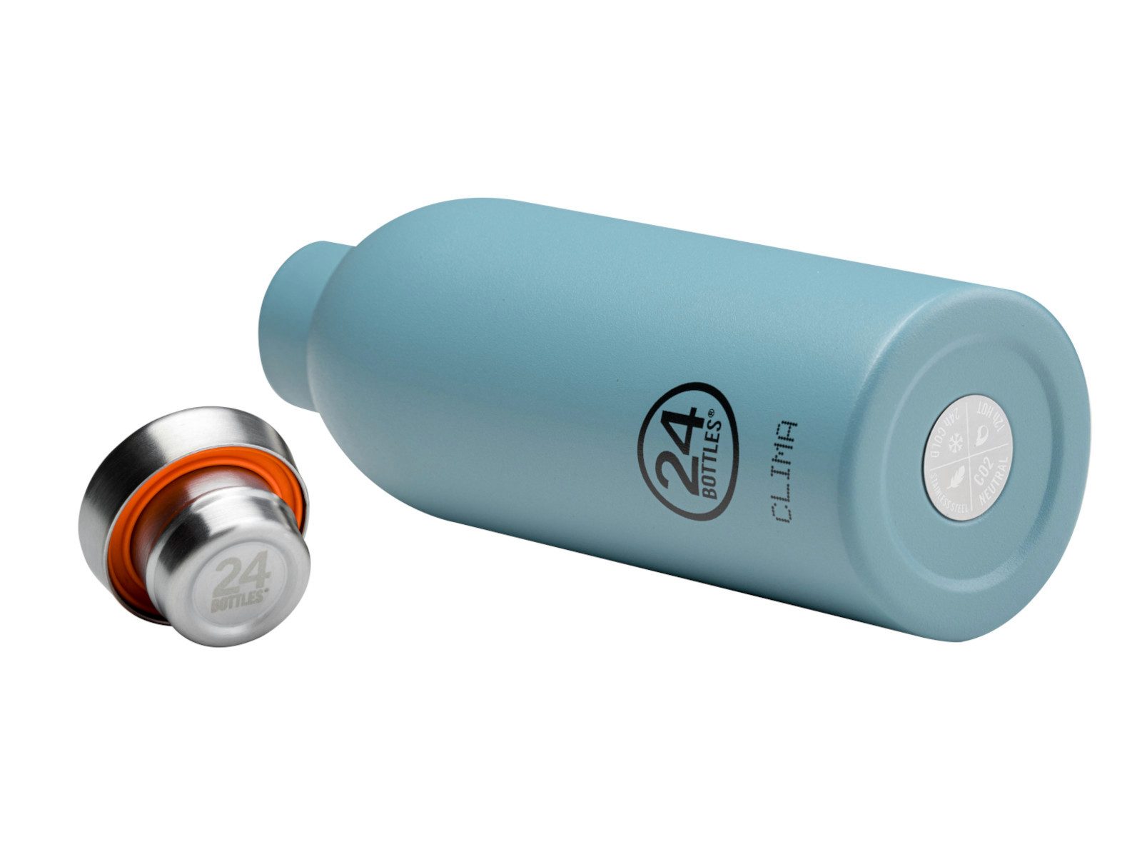 24 Bottles Trinkflasche Clima Bottle Powder Blue 500ml