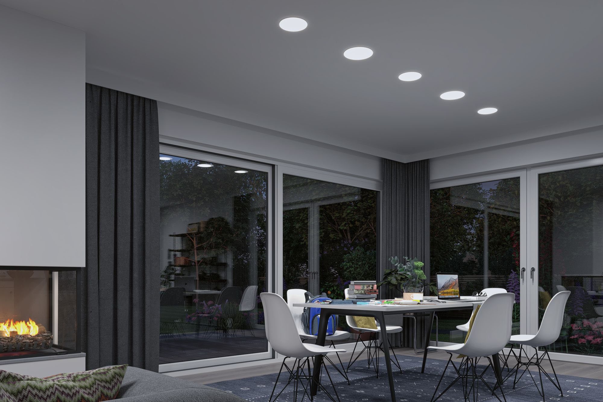 White Smart Einbauleuchte LED integriert, LED-Modul, Veluna, fest Paulmann Tunable LED Home, - warmweiß kaltweiß,