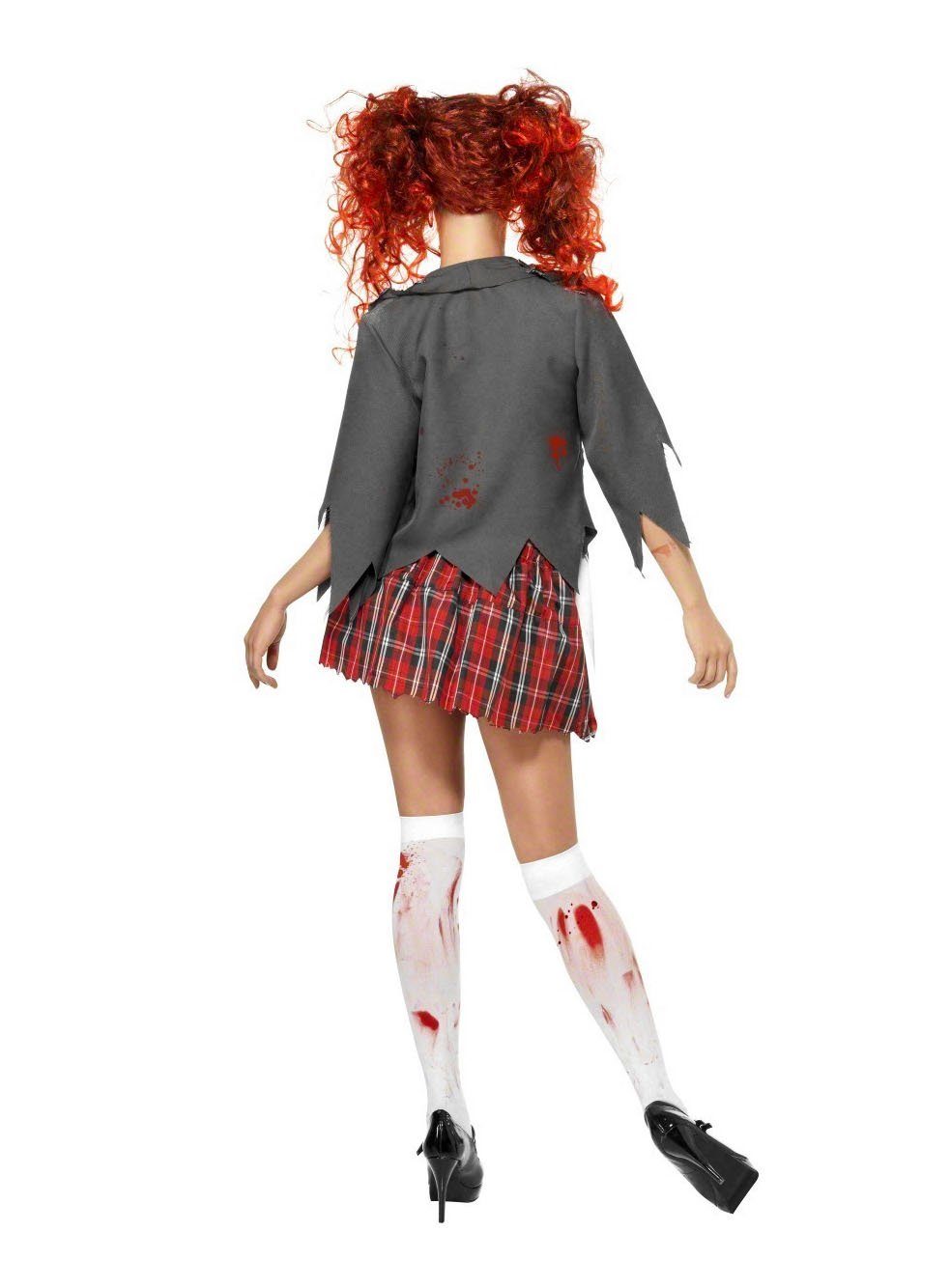 Smiffys Zombie-Kostüm Zombie Schulmädchen - Halloween Kostüm Damen