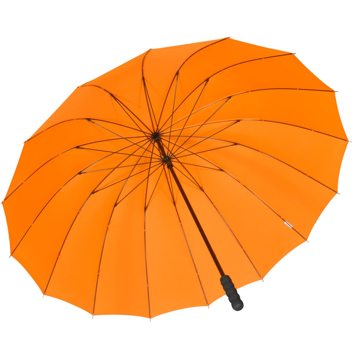 iX-brella Stockregenschirm XXL 130 cm Durchmesser Golf-Partnerschirm, 16-teiliges Dach, mit leichtem Fiberglasgestell