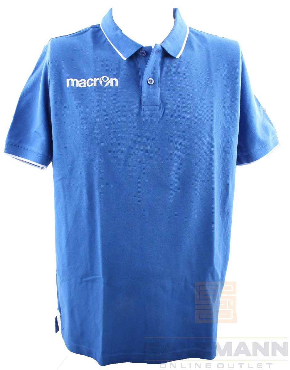 Macron Shirttop Macron Zouk Herren T-Shirt Poloshirt Gr. XL blau Neu
