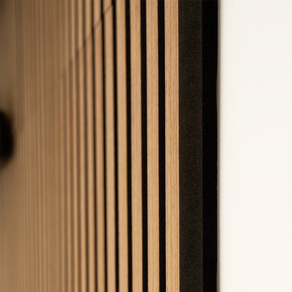 HOME DELUXE Wandpaneel Akustikpaneel SONIC, BxL: 40,50x240,00 cm, 0,96 qm, Akustik Wand Paneele, Lamellenwand, Akustik Paneele