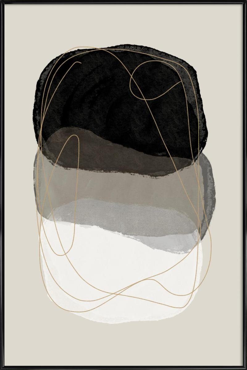 cm St), Rand in Poster Kunststoffrahmen, mit breiten, Galeriequalität 1 Poster weißen Böhmer einem Mareike mit (1 Juniqe Fine-Art-Print