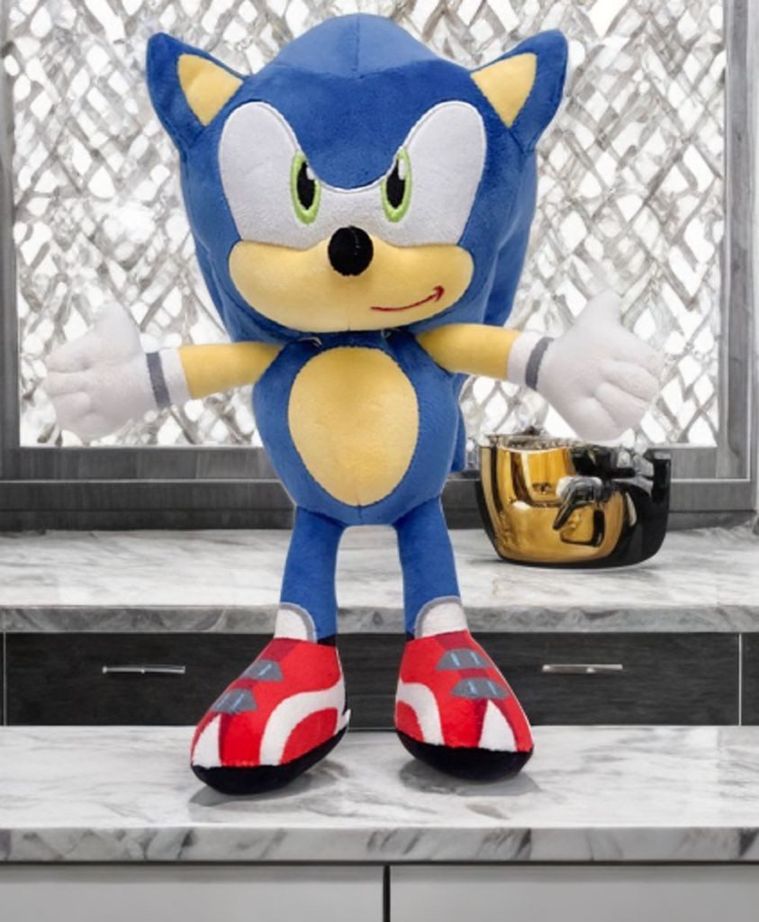 Sonic SEGA Kuscheltier Sonic The Hedgehog SEGA Plüschtier 30 cm Sonic Prime Kuscheltier blau (Set, 1-St., Geschenk-Set), Stofftier Sale Geschenke für Mädchen Jungen Kinder Babys spielen Prime