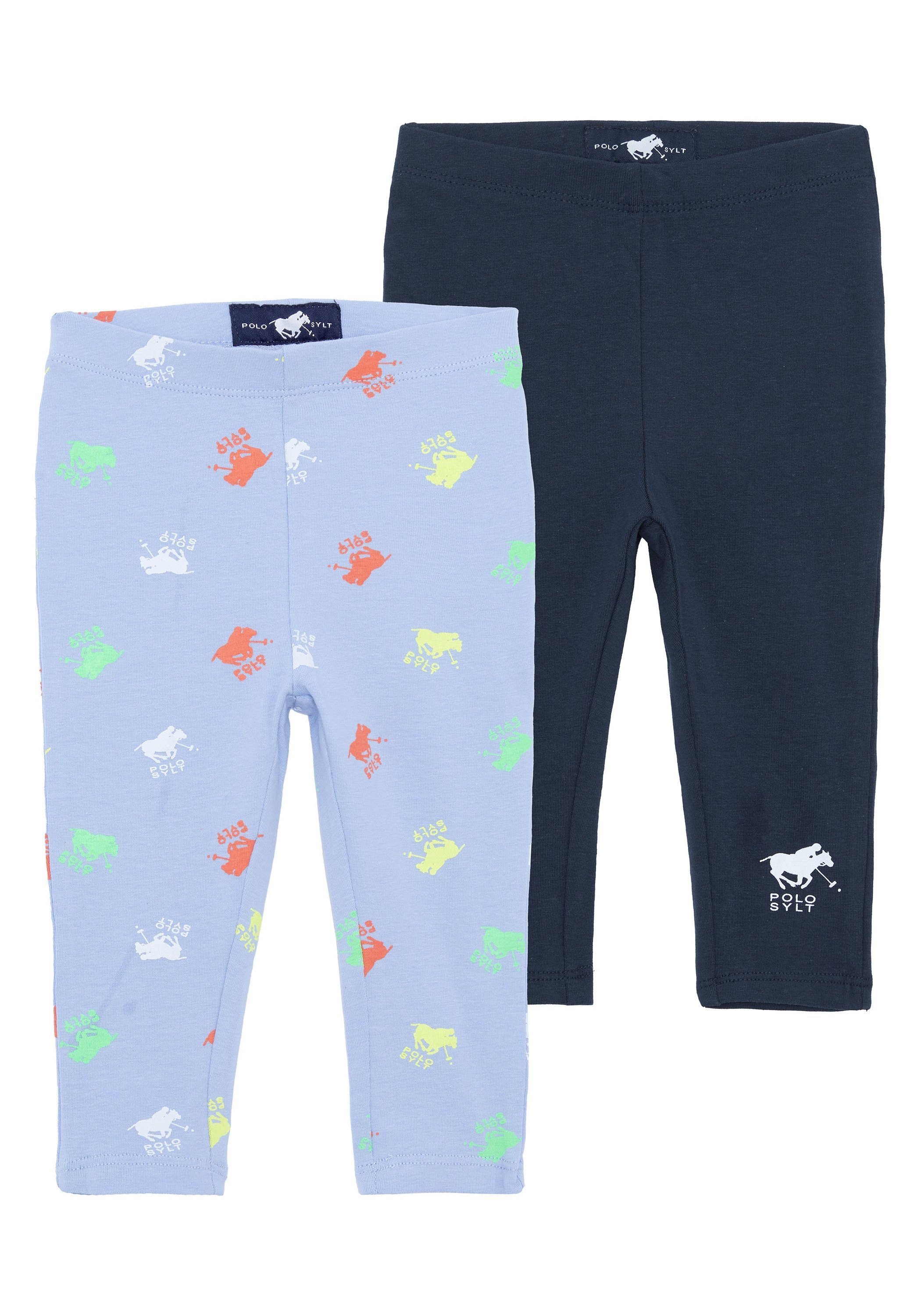 2-tlg) Leggings (2er-Pack, aus 2er-Pack Sylt Polo Baumwoll-Elasthanmix