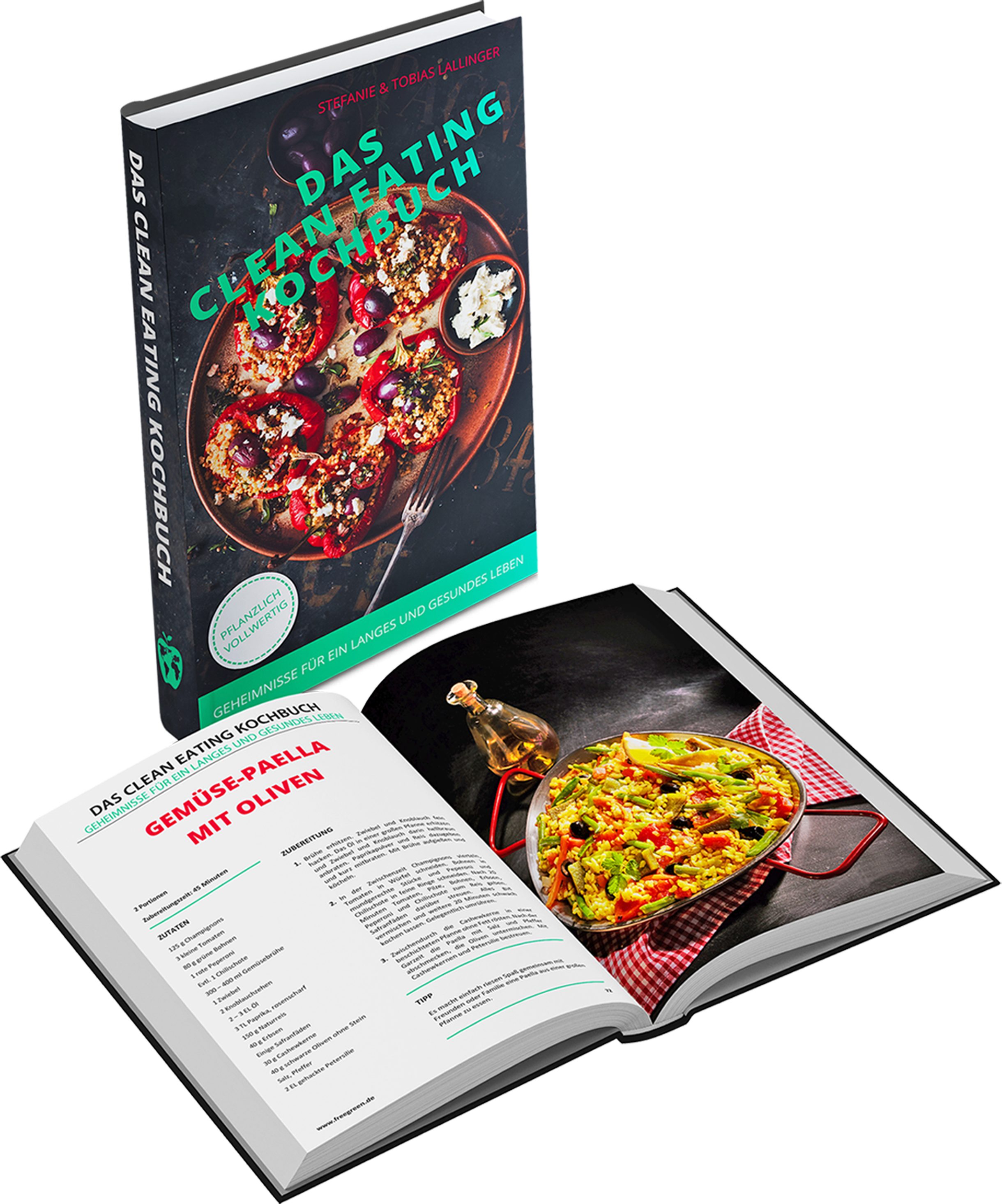 Eating Geheimnisse Das Kochbuch- Leben, ohne und & gesundes Clean Notizbuch Verzicht ein langes für glücklich freegreen® Gesund