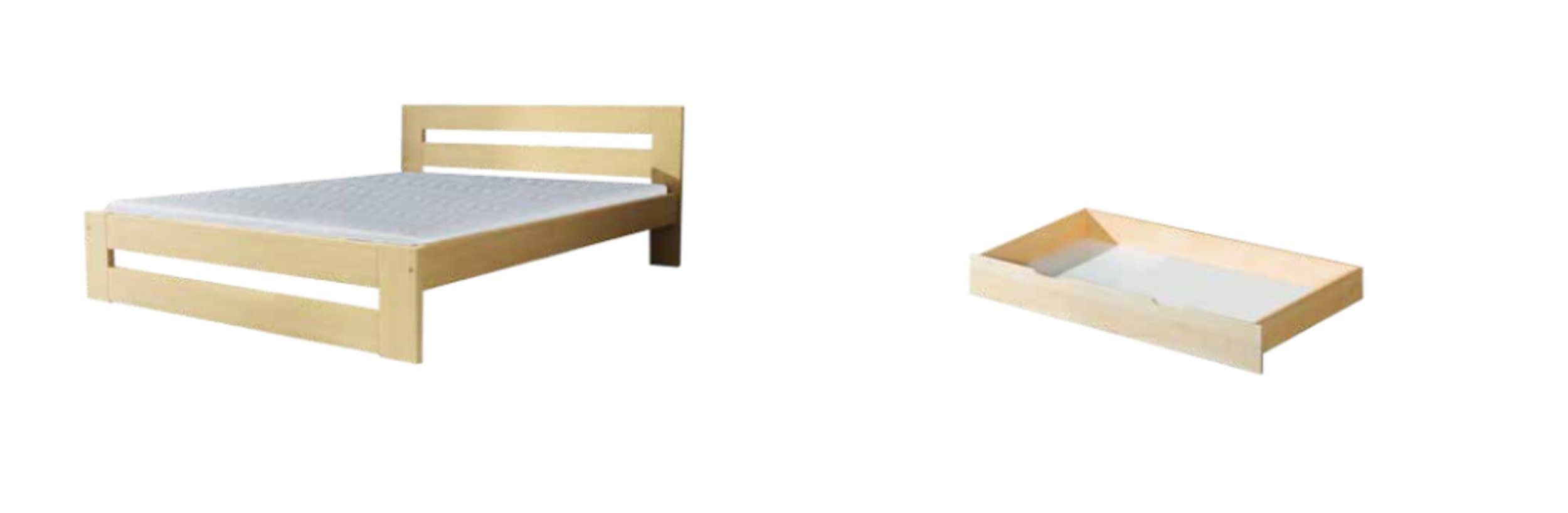 Möbel Designer Bett, JVmoebel Holz Bett Neu Modernes Betten Edles Doppel