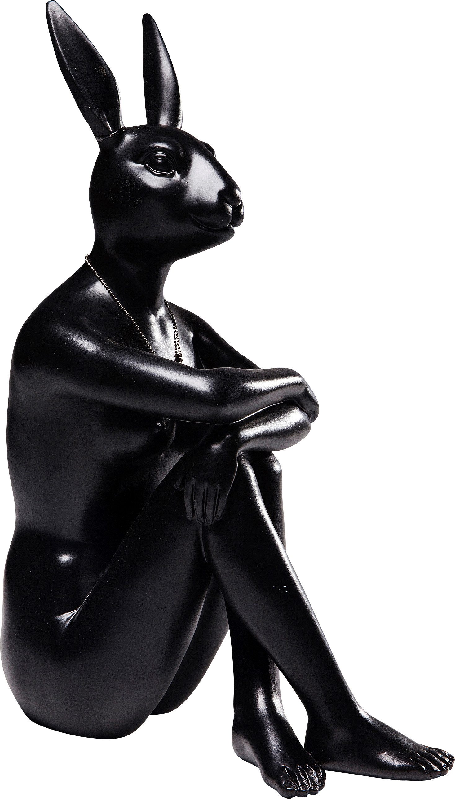 Kare Design Dekofigur "Deko Figur Gangster Rabbit Schwarz" günstig online kaufen