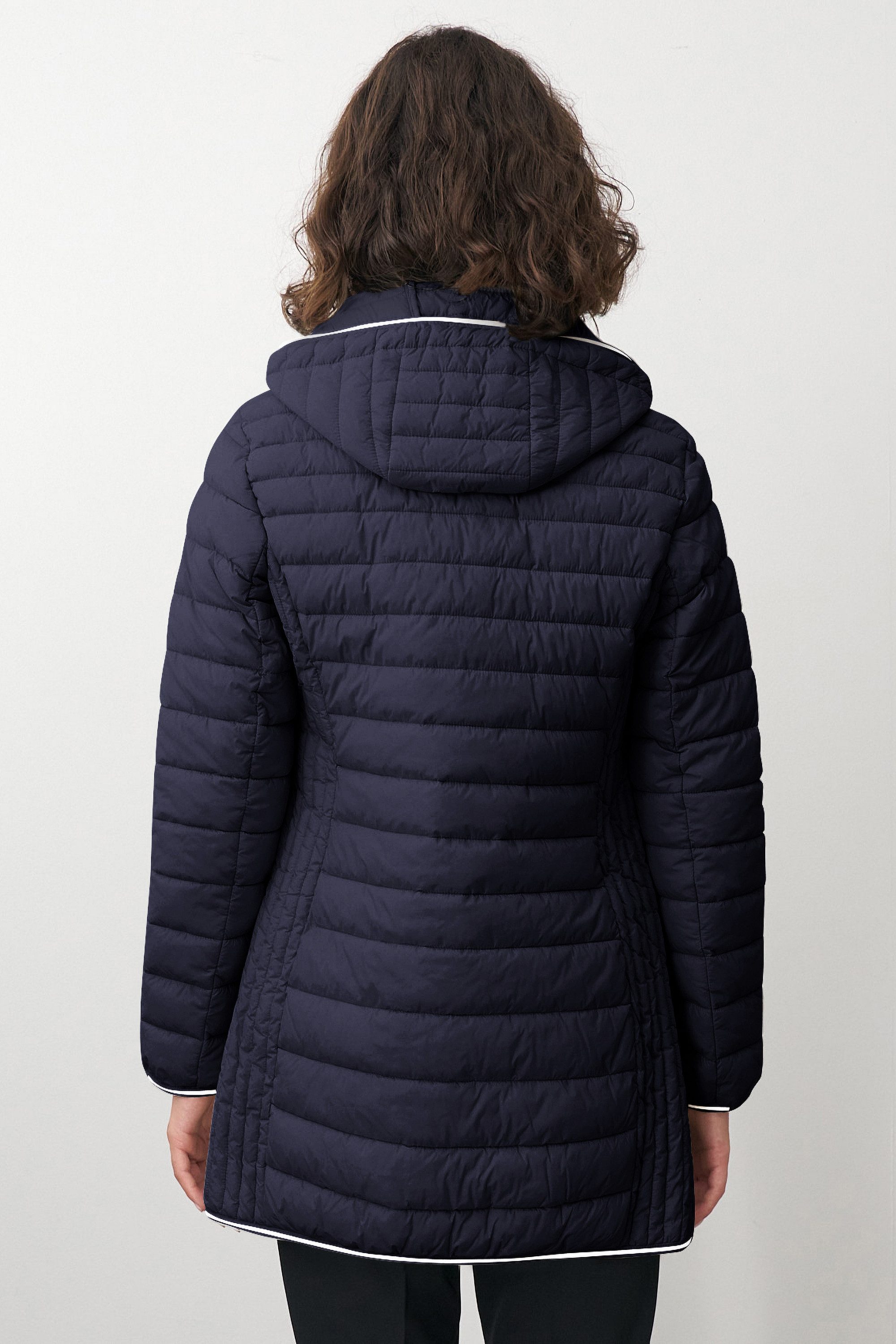 Barbara Lebek Steppjacke auch als Übergangsjacke für Damen mit Kapuze