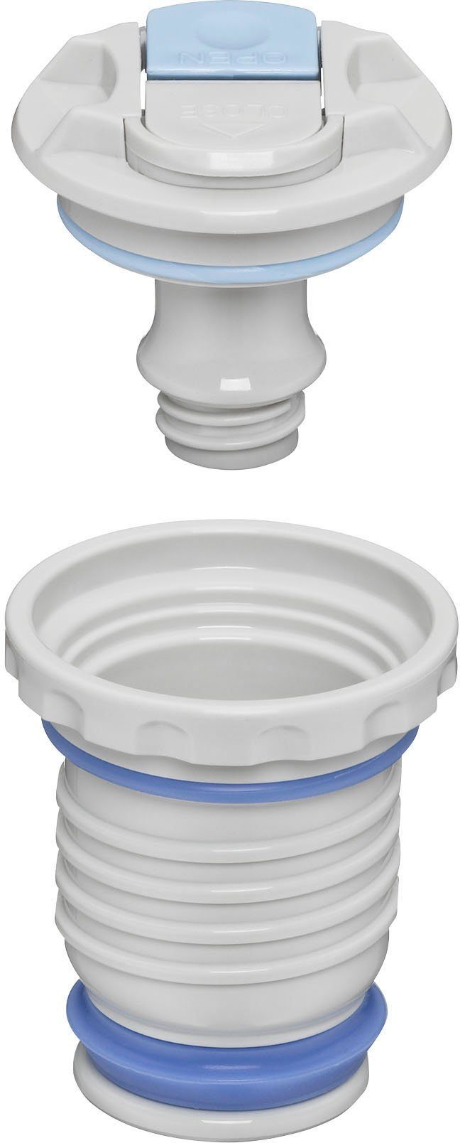 THERMOS Isolierkanne Light & Compact, 0,5 l, (1-St), aus bruchfestem Edelstahl