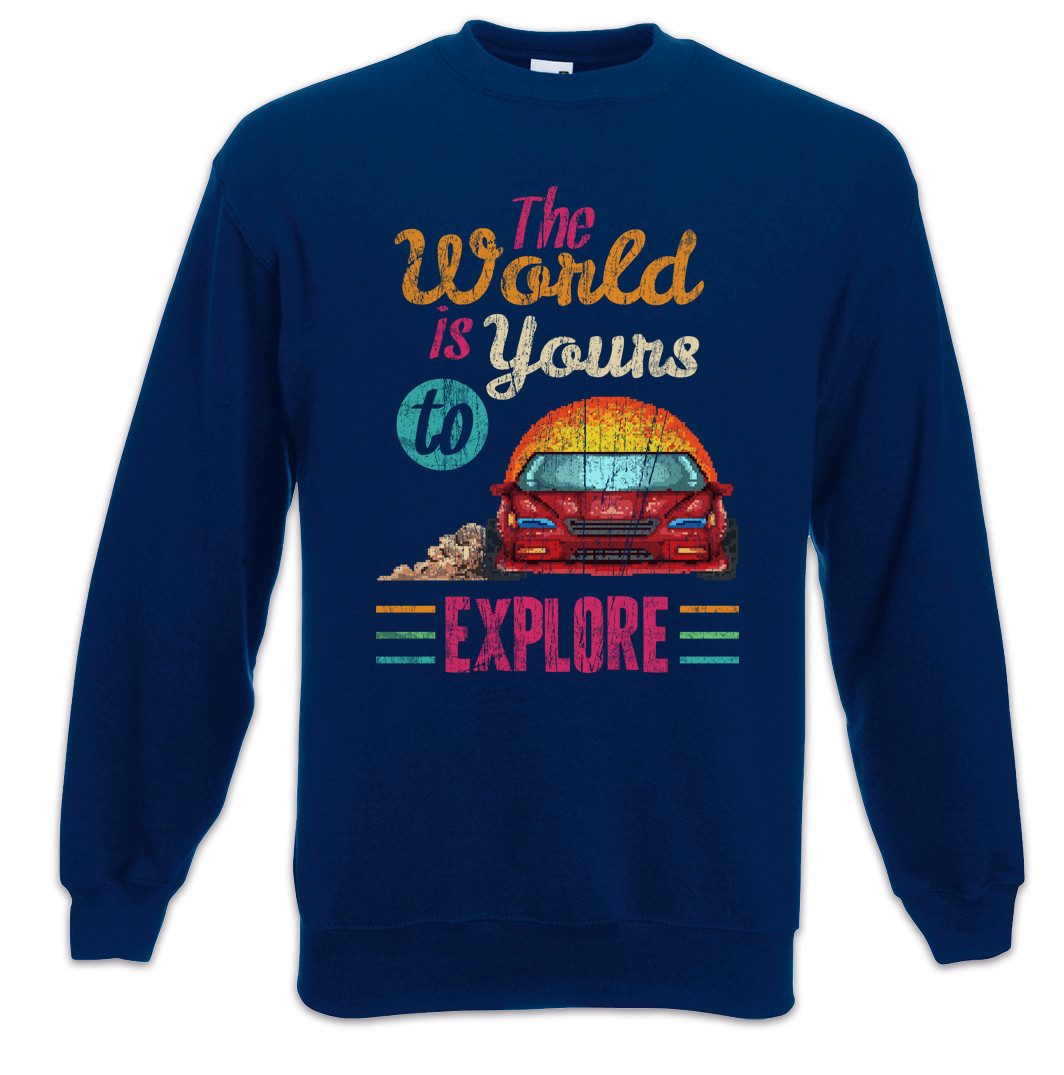 Sweatshirt The World Is Yours To Explore Sweatshirt Race Racing Car Driver Racer