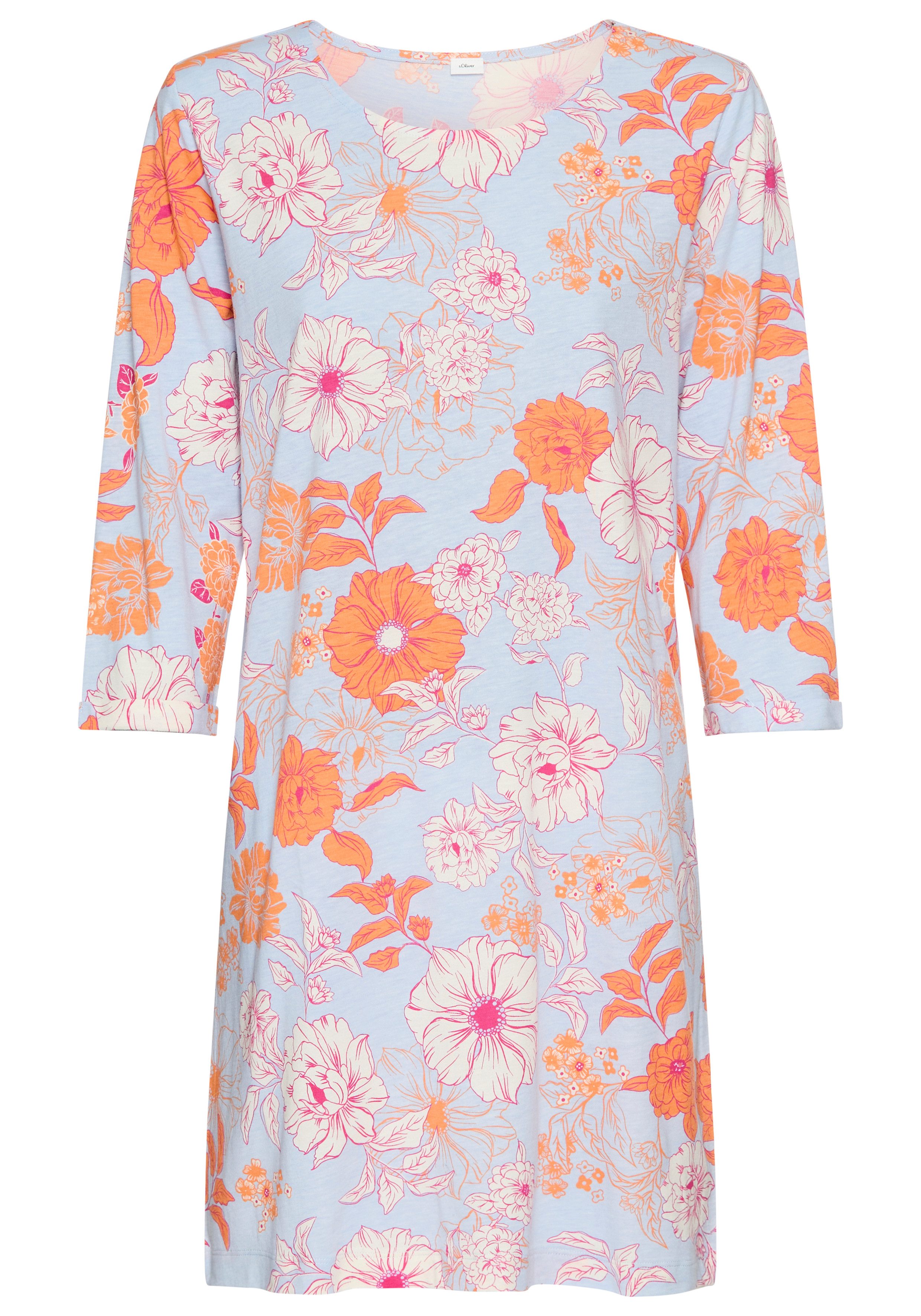 s.Oliver Nachthemd mit Blumenprint