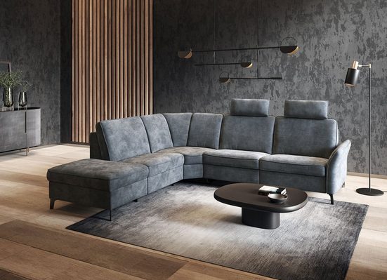 himolla Ecksofa »1920«, ein oder zwei integrierte Relaxsitze, Relax