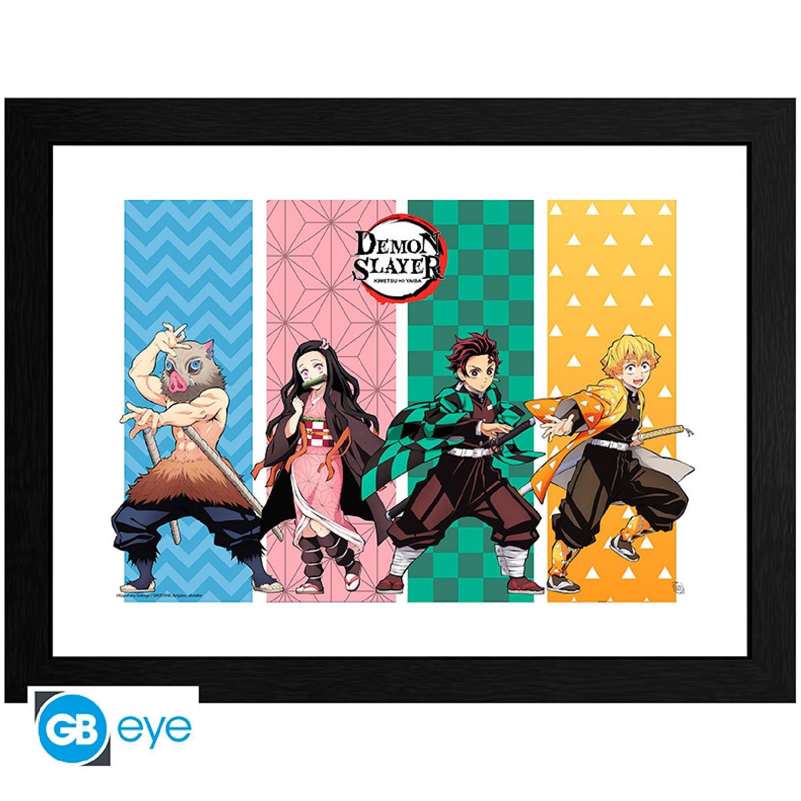 ABYstyle Poster DEMON SLAYER - Framed print Group