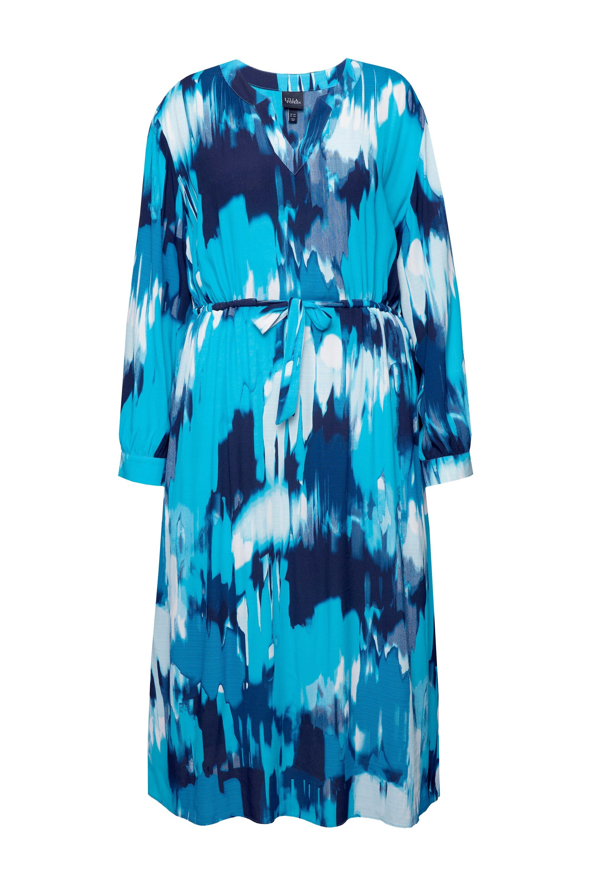 Ulla Popken Maxikleid Maxikleid Krepp Oversized günstig online kaufen