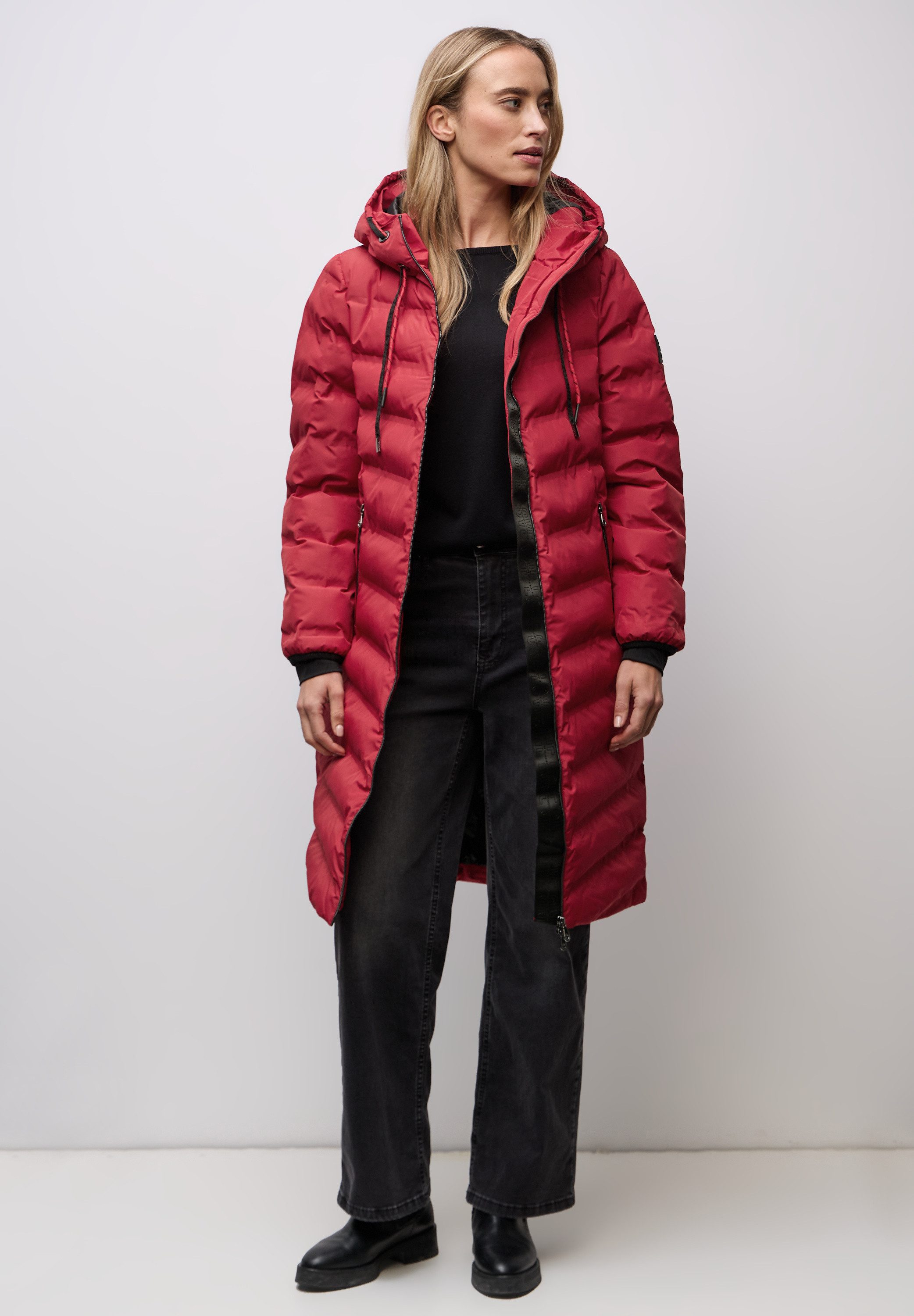 STREET ONE Steppmantel mit Kapuze günstig online kaufen