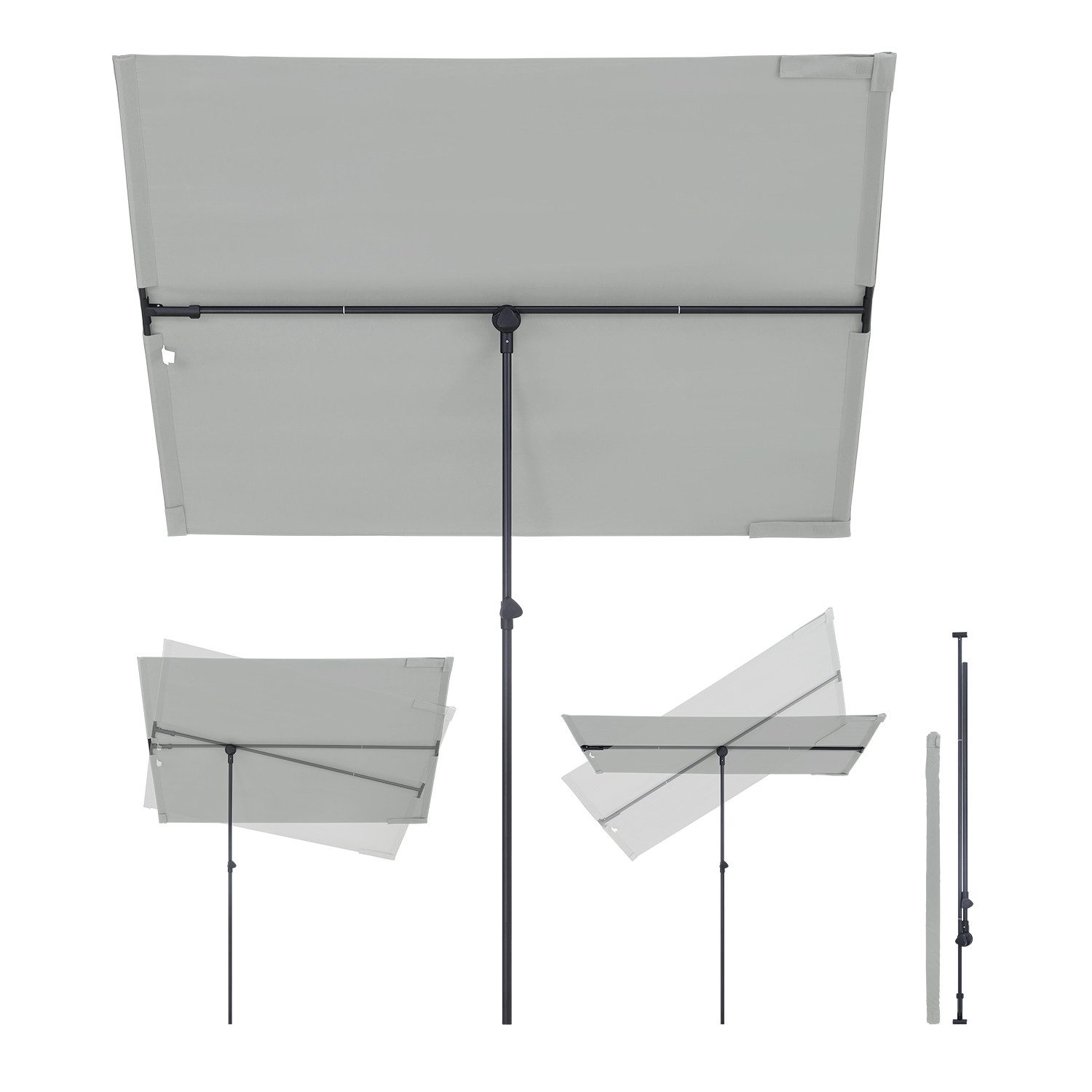 Sekey Sonnenschirm 180 x 130 cm günstig online kaufen