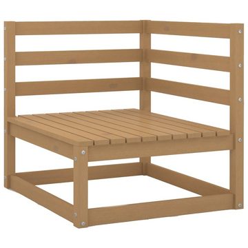 vidaXL Gartenlounge-Set 9-tlg. Garten-Lounge-Set Honigbraun Massivholz Kiefer, (1-tlg)