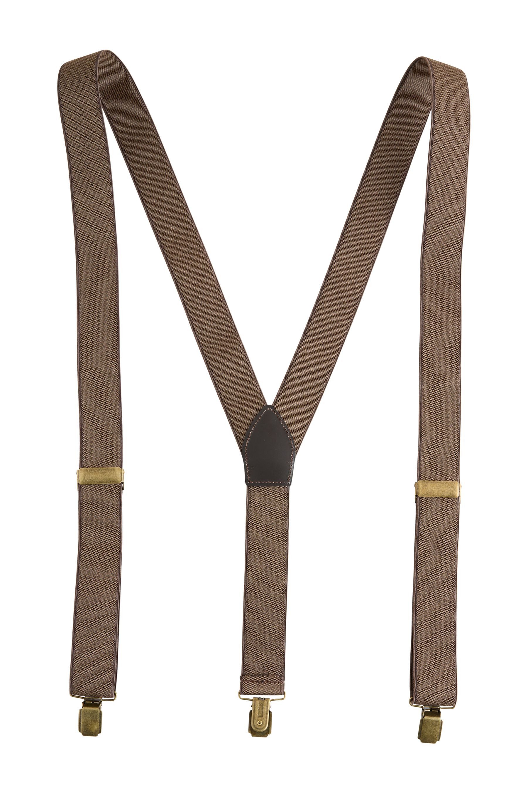 Next Hosenträger Traditionelle Hosenträger mit Fischgrätenmuster (1-St)
