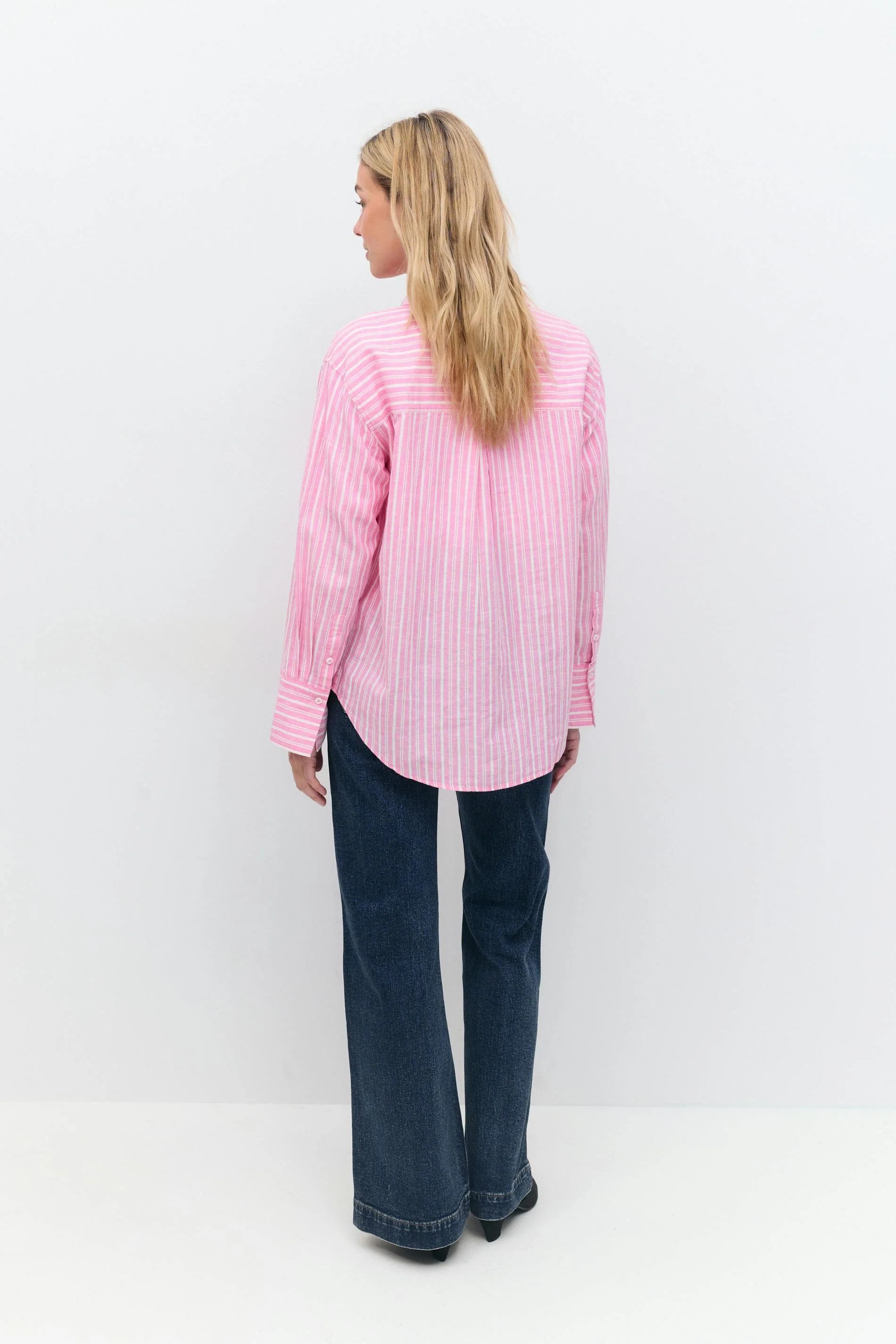 Gina Tricot Langarmbluse Linen blend shirt