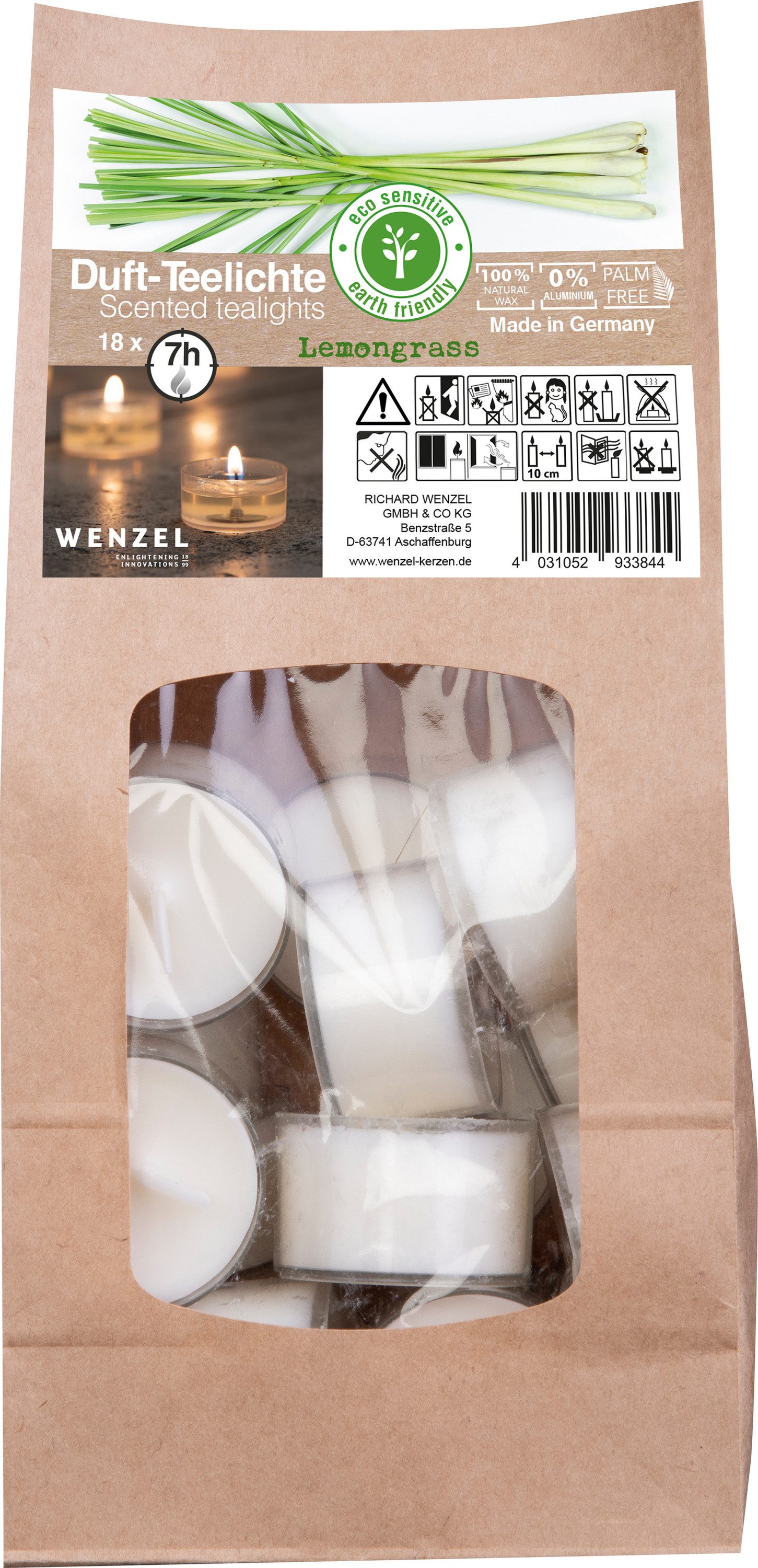 Wenzel Stumpenkerze Duft-Teelichter, 18 Stück günstig online kaufen