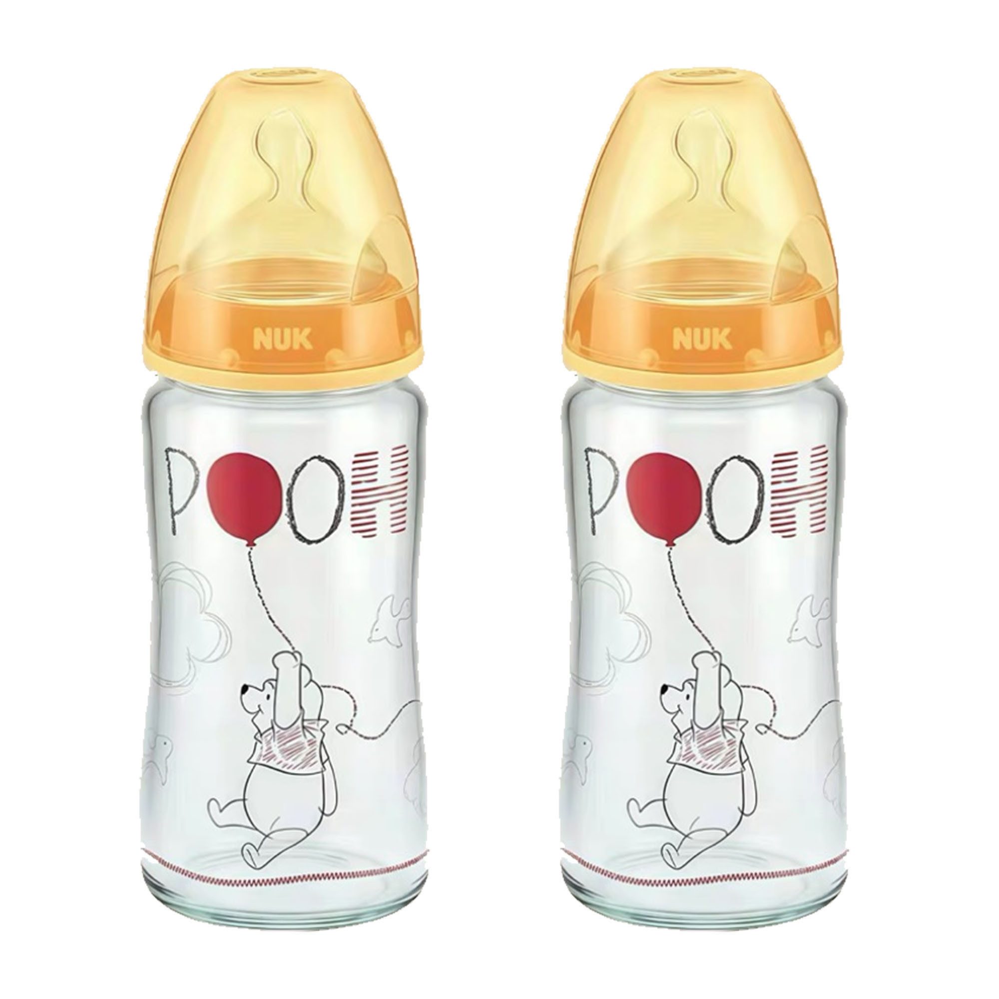 NUK Babyflasche NUK First Choice Babyflasche aus Glas Vorteil set 0+