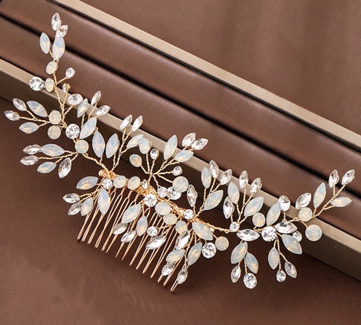 Bild von Brautkrone Diadem »Haarkamm Braut Haarschmuck Hochzeit Hochzeitsschmuck«