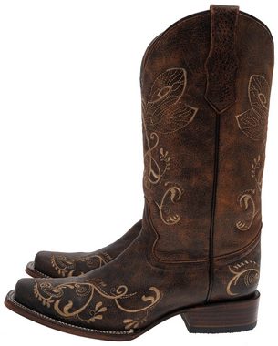 Corral Boots L5079 Braun Cowboystiefel Damen Westernstiefel