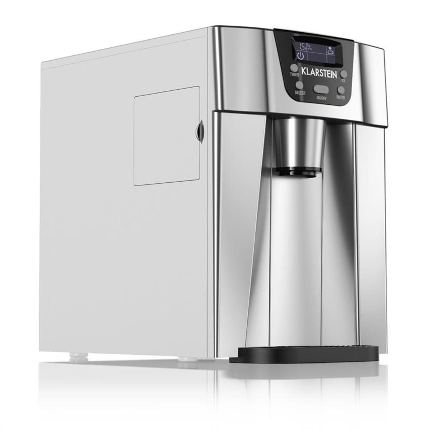 Klarstein Eiswürfelmaschine Ice Volcano 2G Eismaschine LED 12kg je 24h