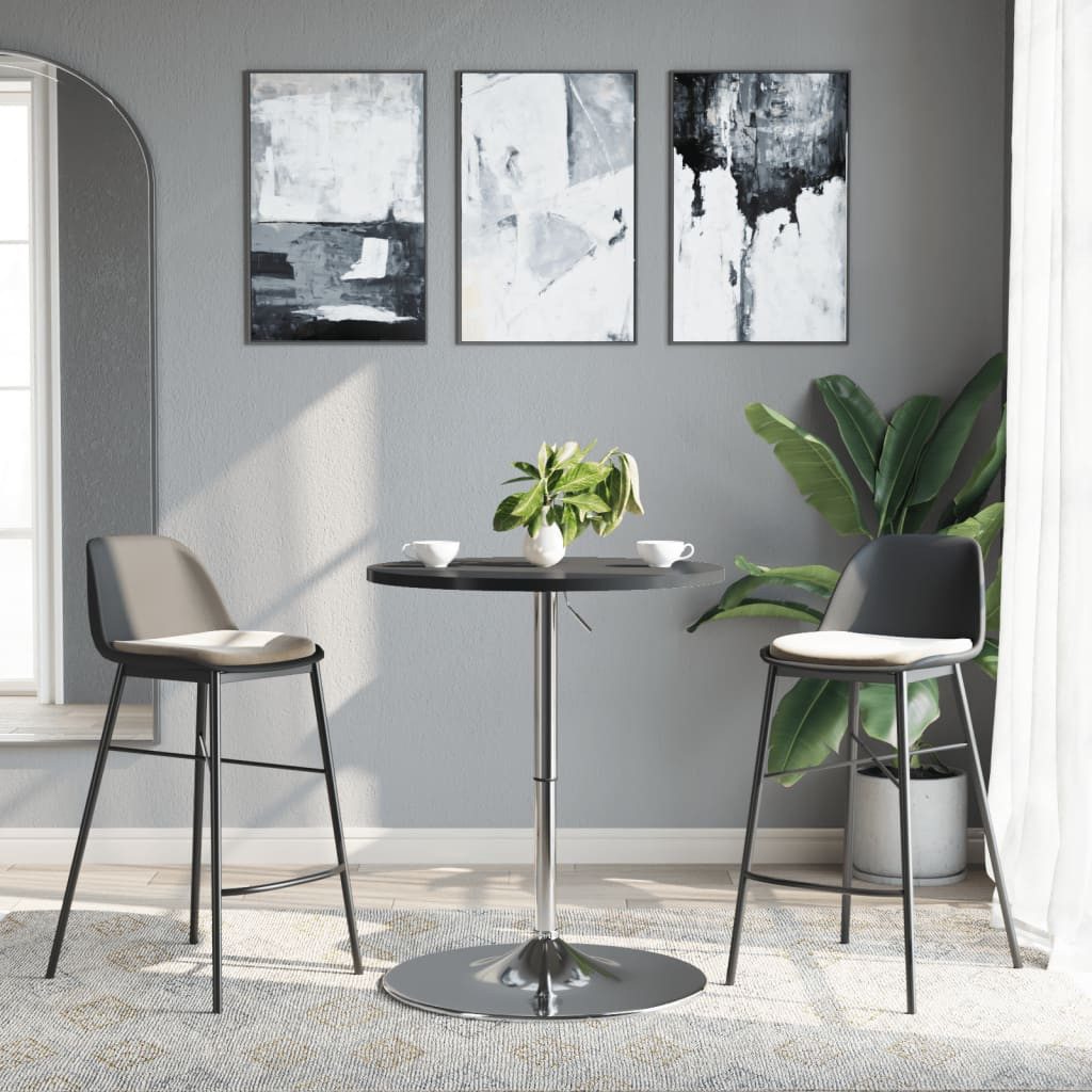 vidaXL Esstisch Bartisch Schwarz 60x60x90 cm günstig online kaufen
