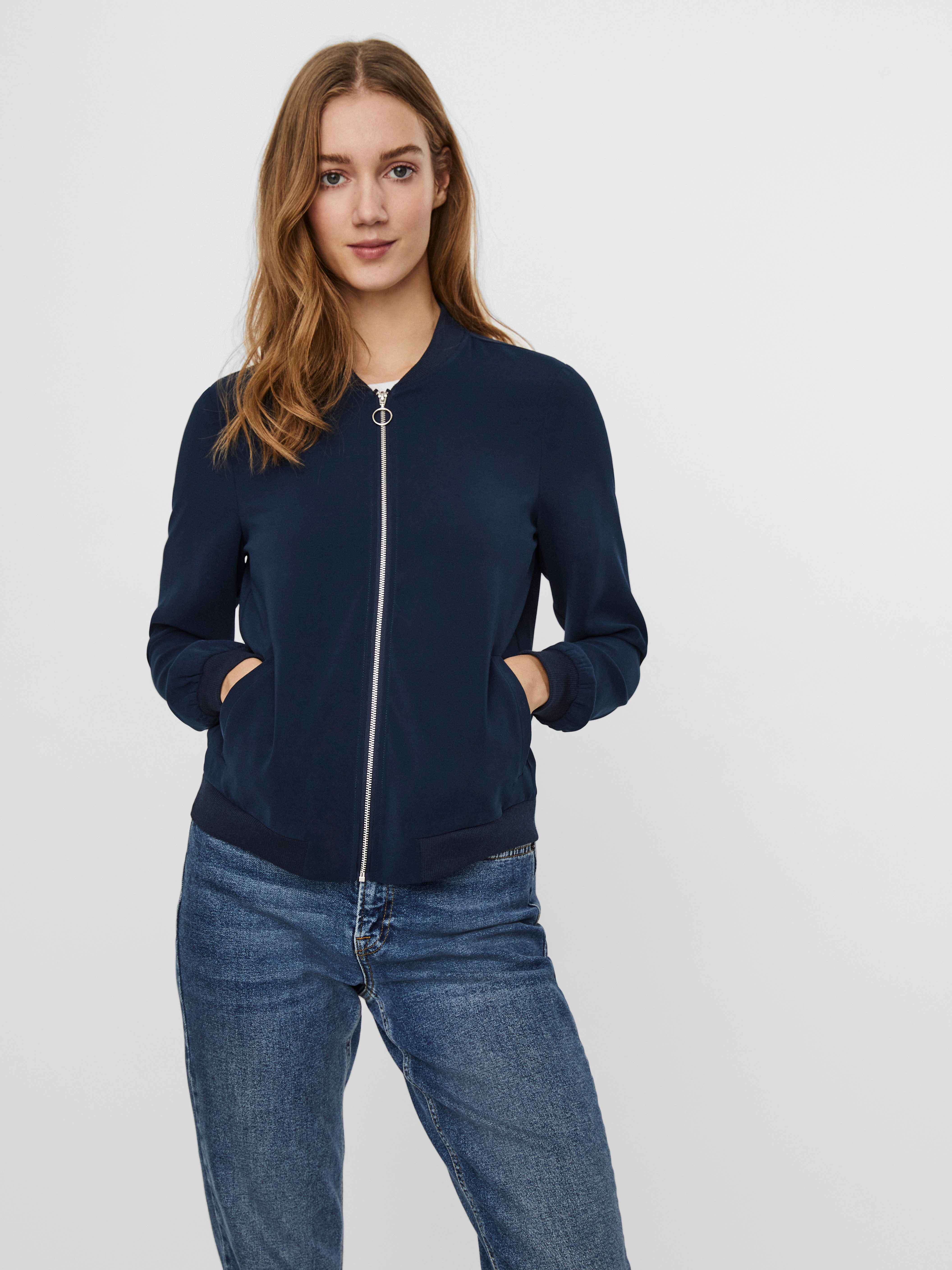 Vero Moda Bomberjacke VMCOCO L/S BOMBER NOOS Materialmix