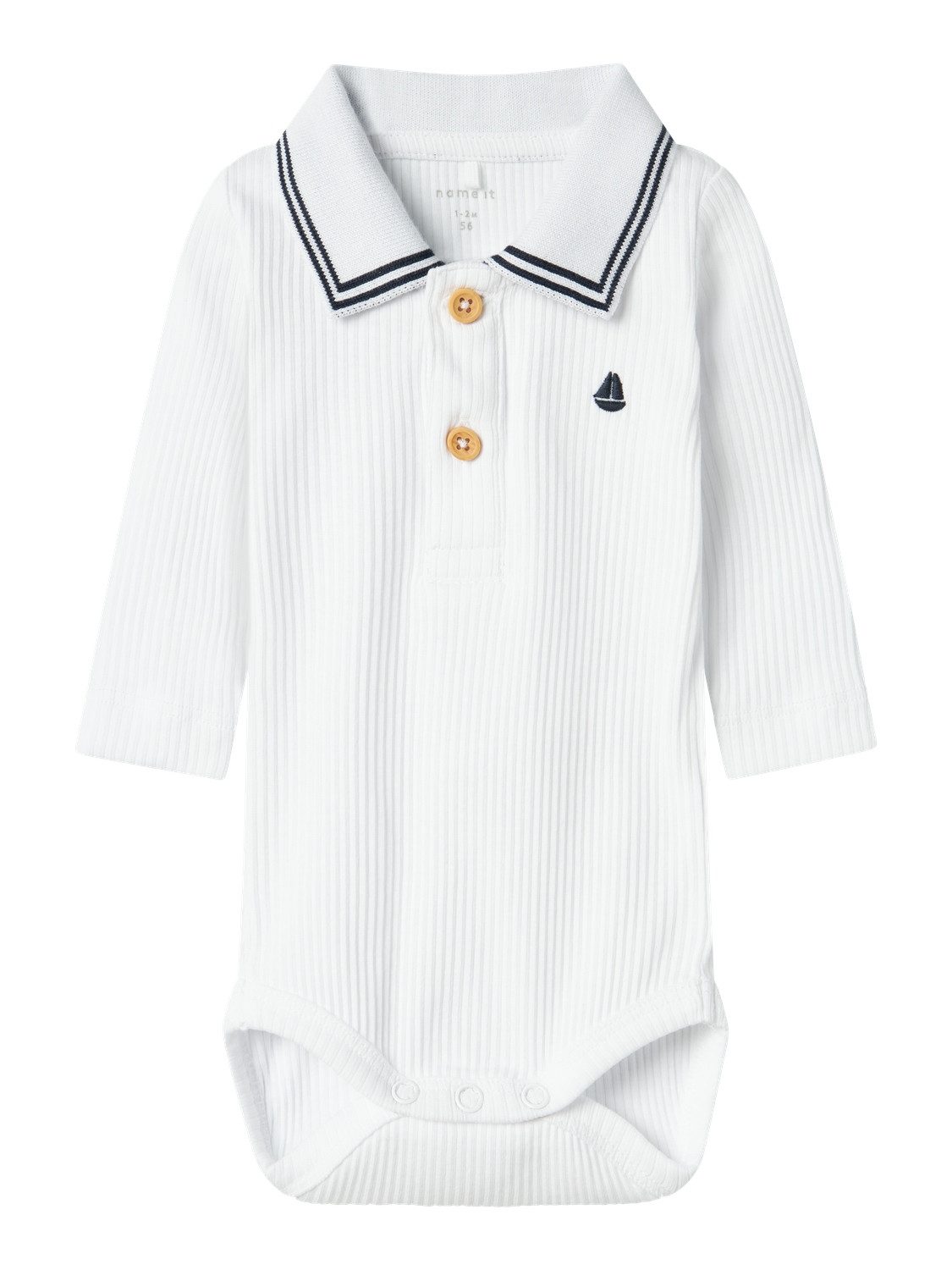 Langarmshirt NBMFRIMAN LS POLO BODY