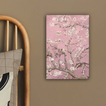 OneMillionCanvasses® Leinwandbild Mandelblüte - Kunst - Van Gogh - Rosa, (1 St), Leinwandbild fertig bespannt inkl. Zackenaufhänger, Gemälde, 20x30 cm