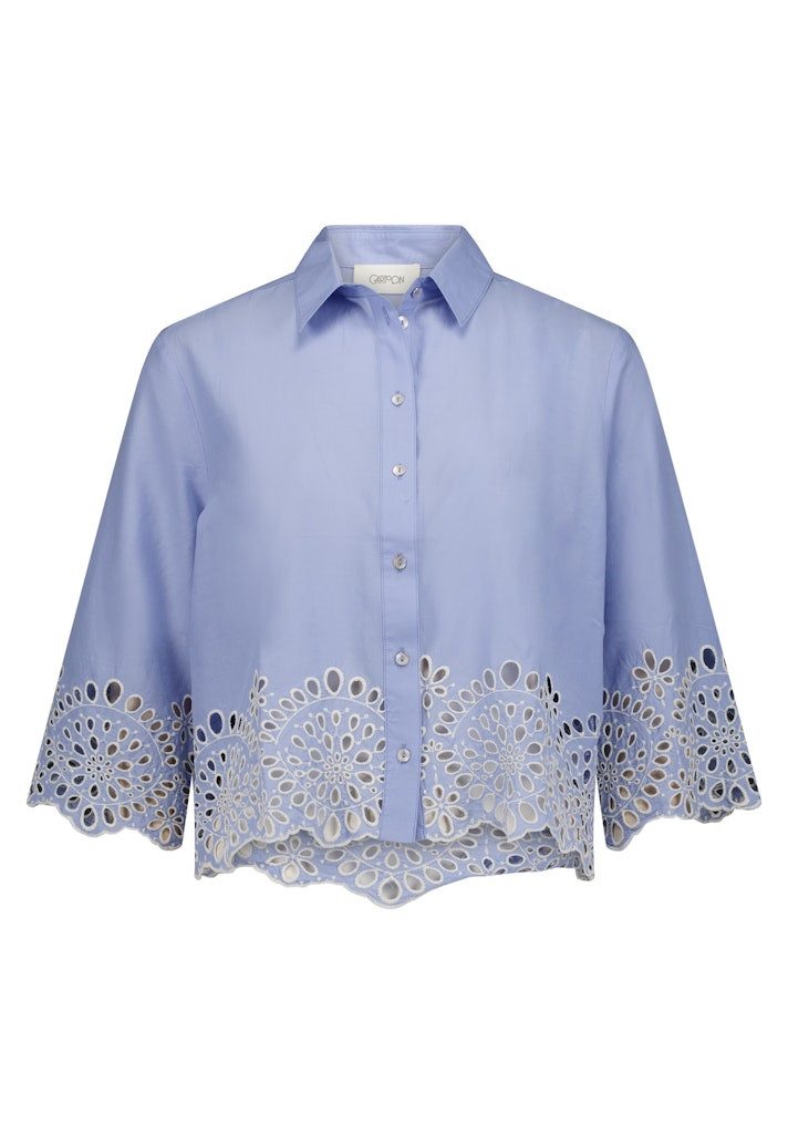 Cartoon Blusentop Bluse Kurz 3/4 Arm