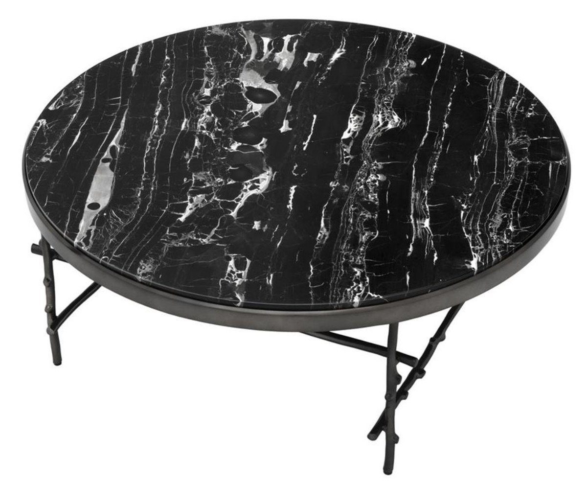 Möbel Couchtisch H. cm Bronze Schwarz 39 Casa Couchtisch x Luxus - Padrino Ø Luxus 100 /