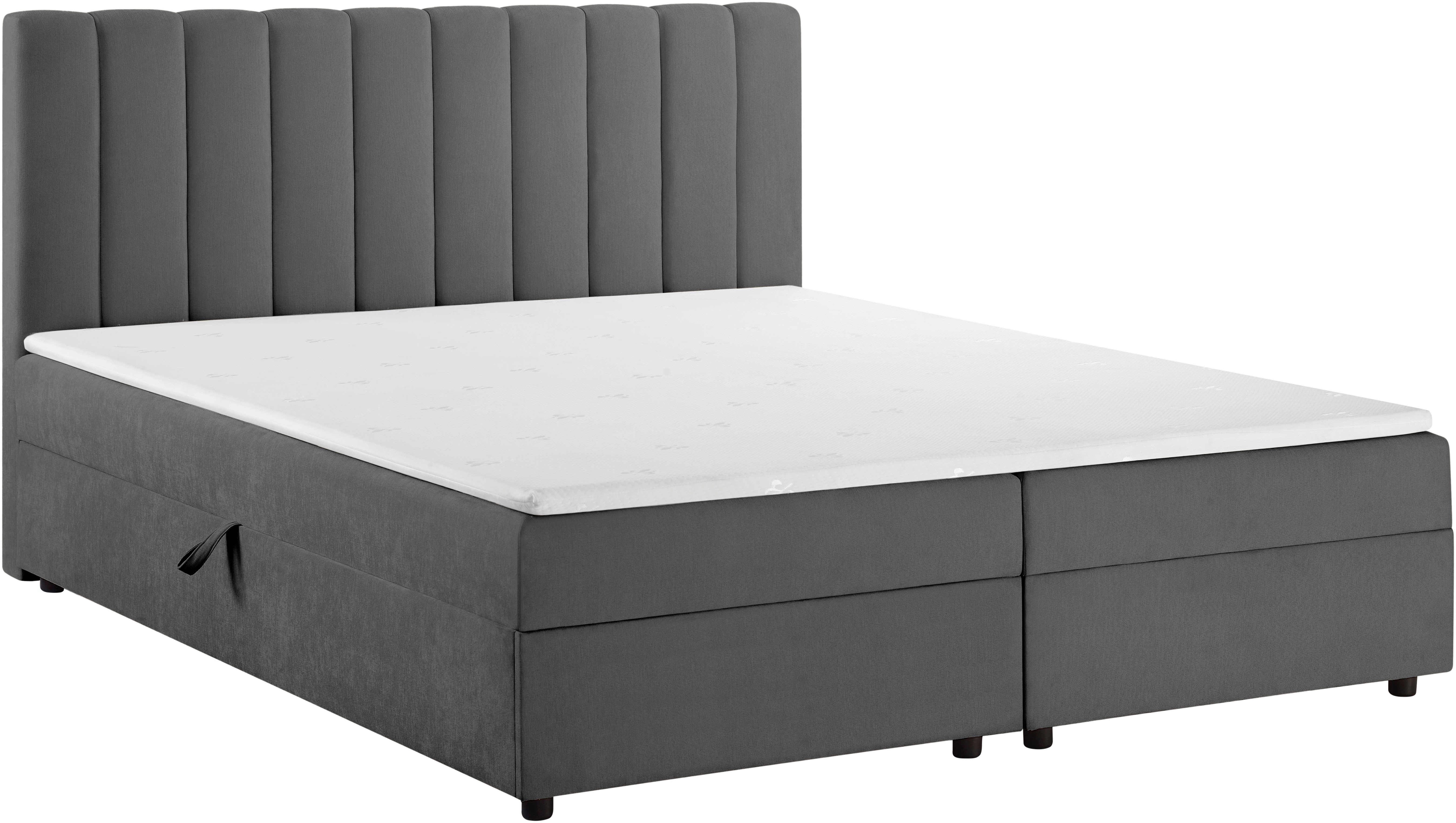OTTO home Boxbett Haileyy inkl. Bettkasten und Topper, Liegefläche 180x200cm, erhältlich in der Größe 180x200 cm