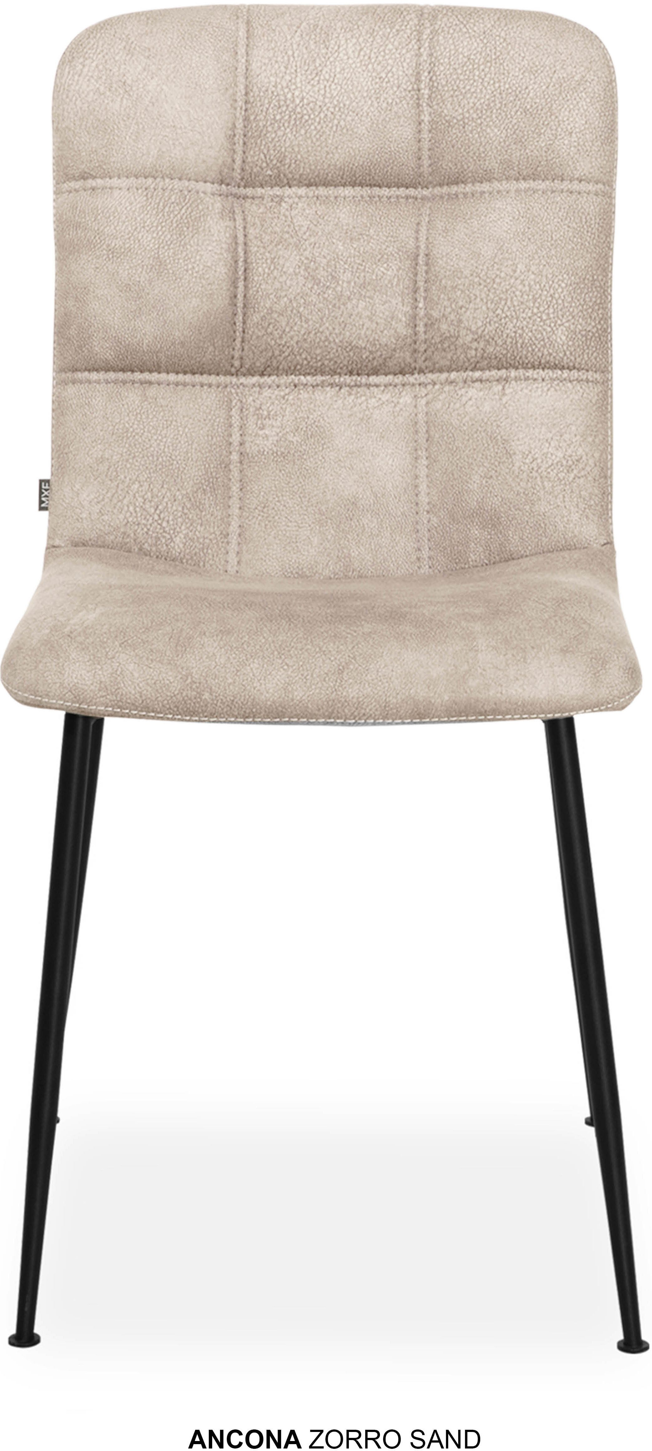 OMG Design Esszimmerstuhl Ancona (Set, 2 St), Schalenstuhl, bequem gepolstert, Esszimmerstuhl