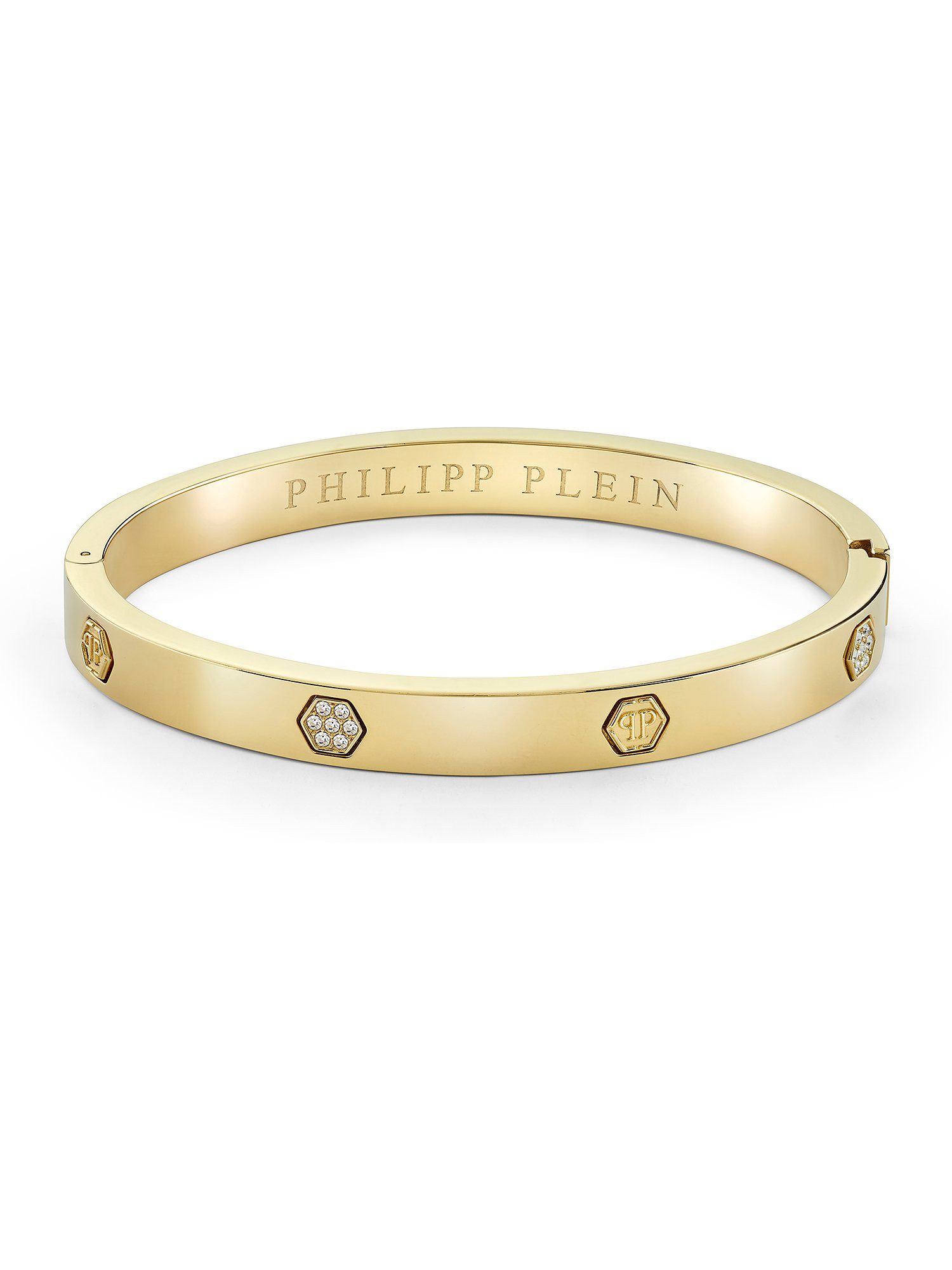 Armreif Philipp Plein Armreif Edelstahl 28 Kristall