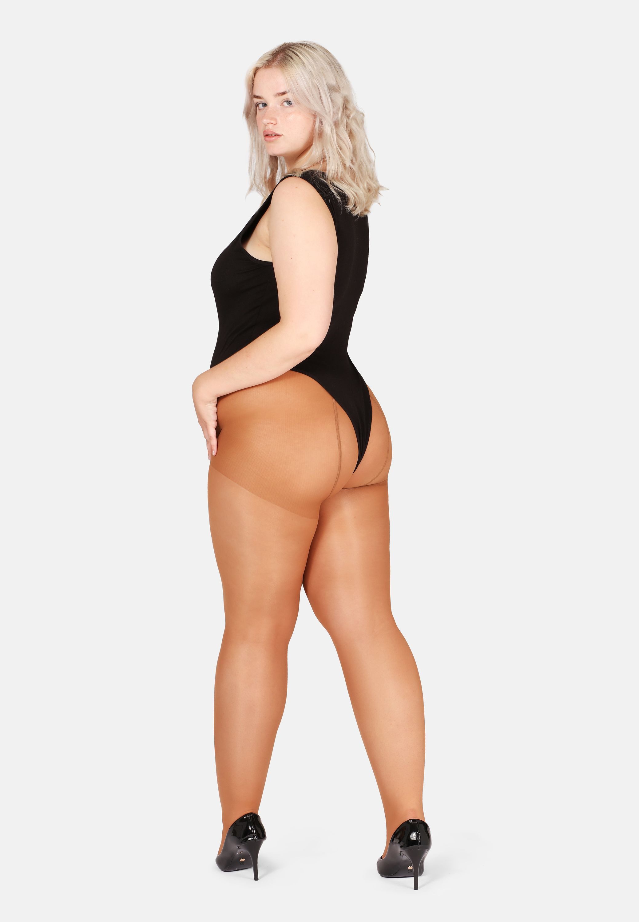 Bellivalini Strumpfhose Damen Plus Size 40 DEN BLV-1125 40 DEN (1 St) – Bild 5 von 5