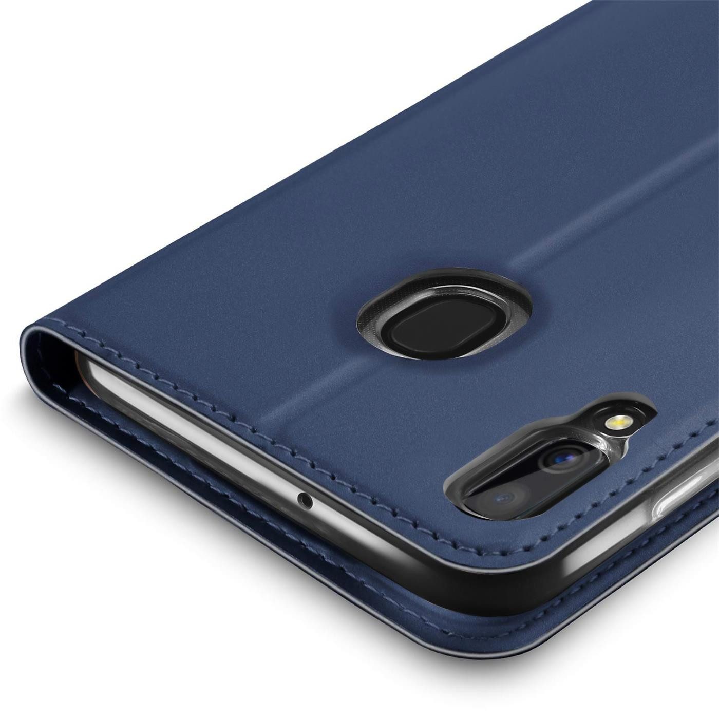 CoolGadget Handyhülle Klapptasche Wallet Kartenfach für Samsung Galaxy A40 5,9 Zoll, Ultra Slim Flip Case Hülle Klapphülle Cover Schutzhülle – Bild 5 von 5