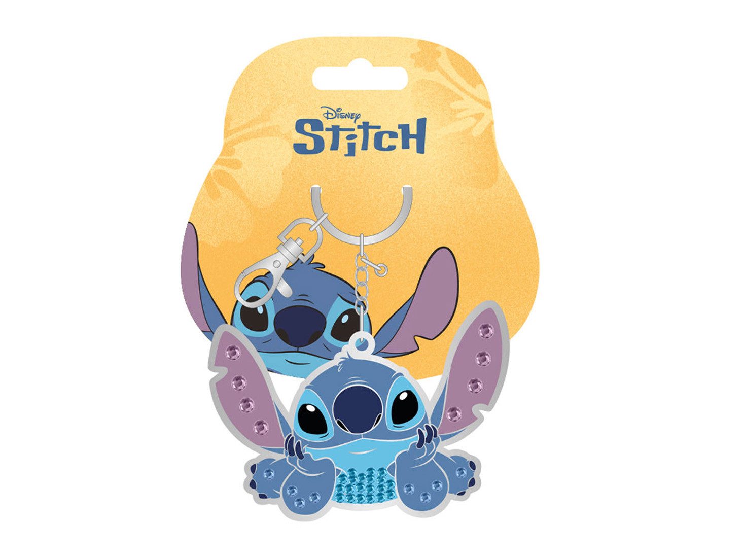 Schlüsselanhänger Stitch - Metall Keyring